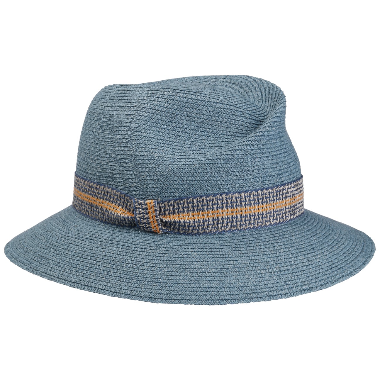 Simone Raffiahut blau 6