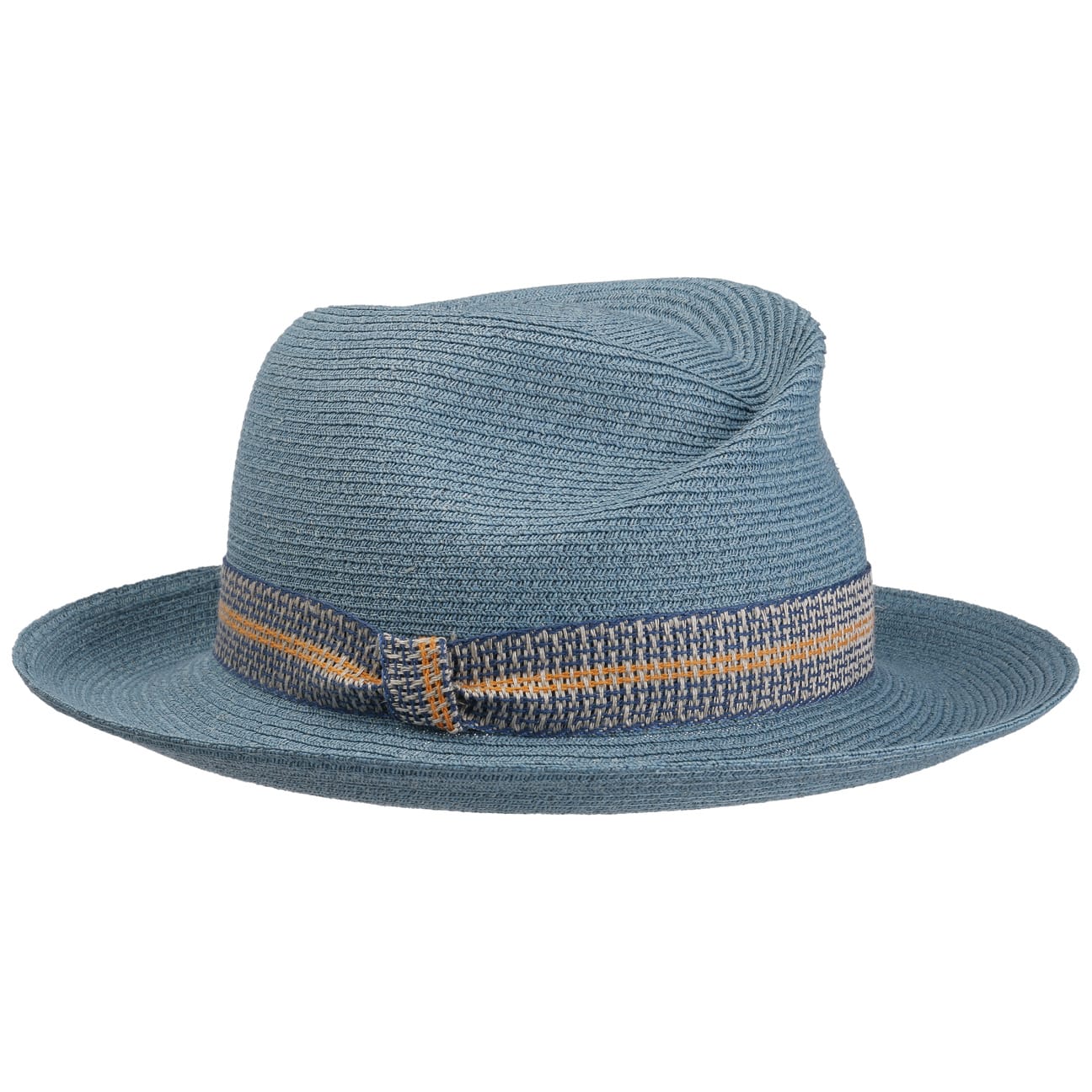 Simone Raffiahut blau 7