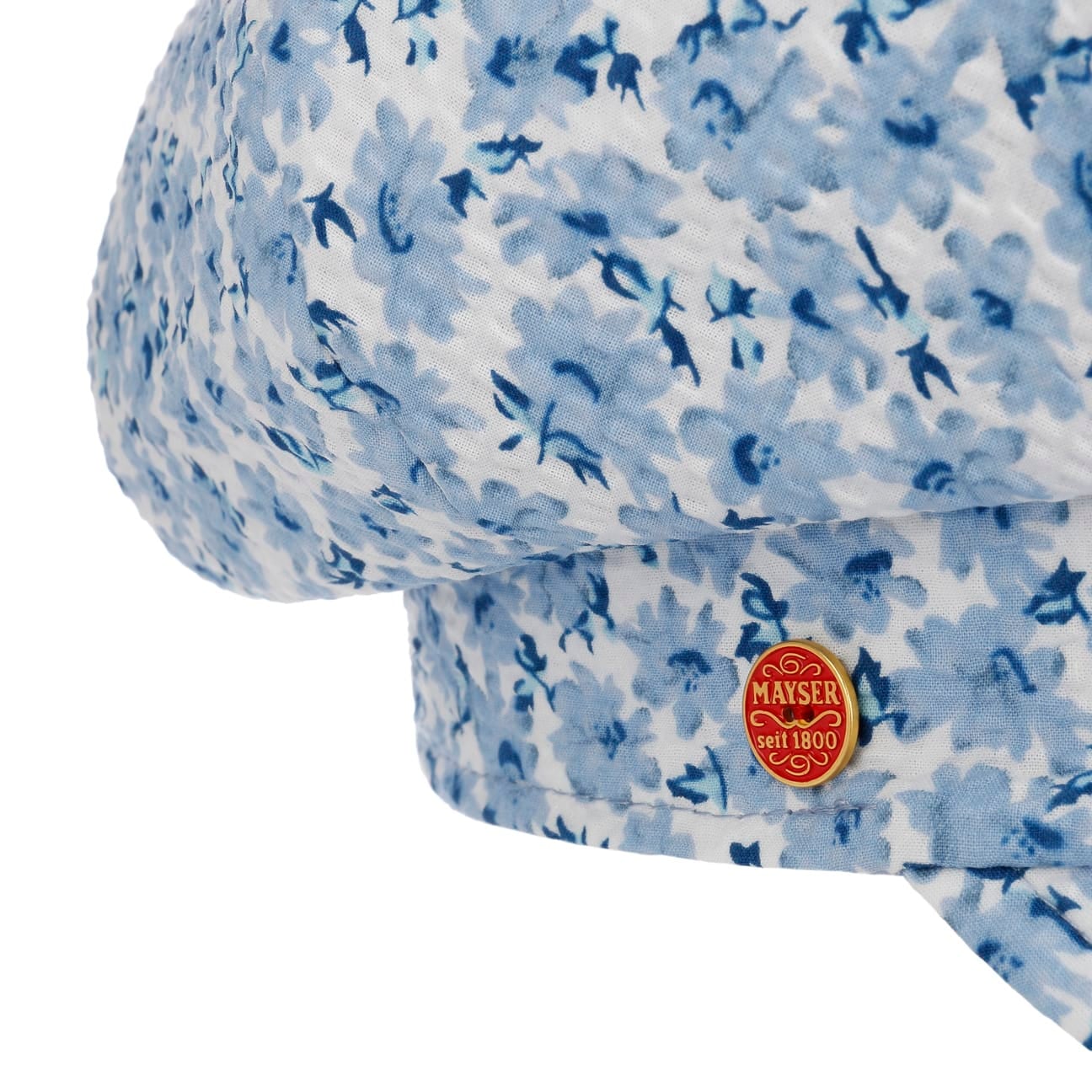 Camilla Flowers Reversible Beanie blau 4