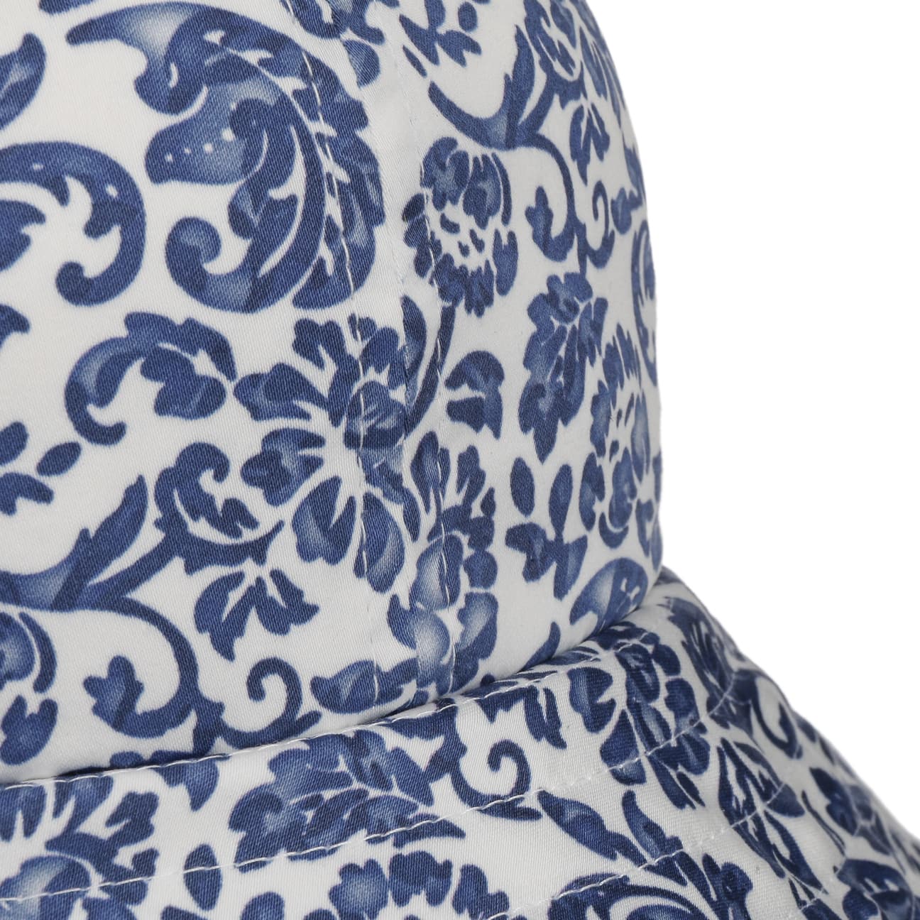 Ruth Flower Paisley Dameshoed blau-weiß 6