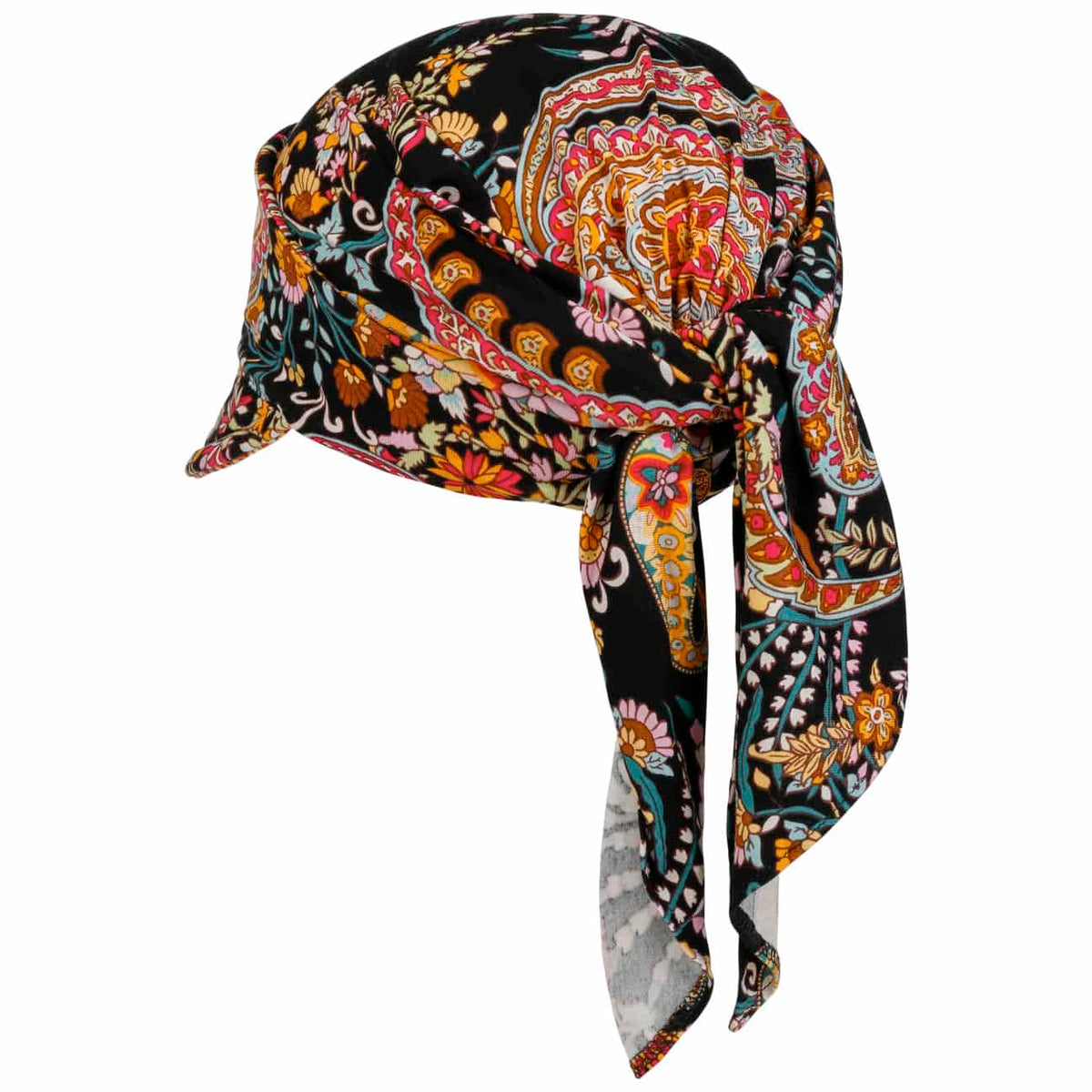 Emma Jersey Bandana med Skjerm schwarz 12