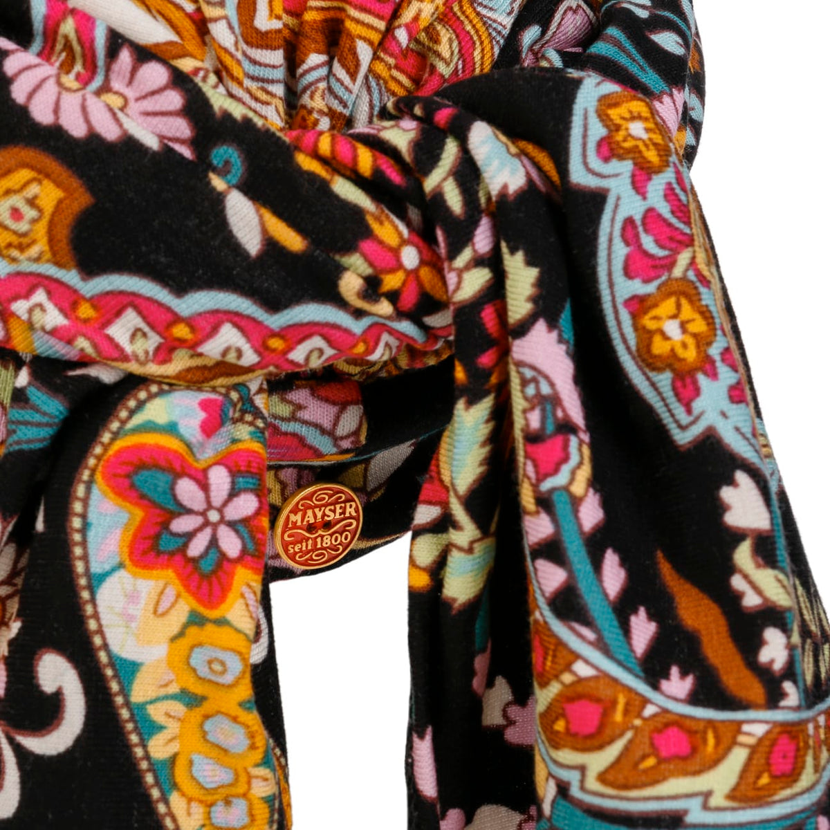 Emma Jersey Bandana med Skjerm schwarz 13