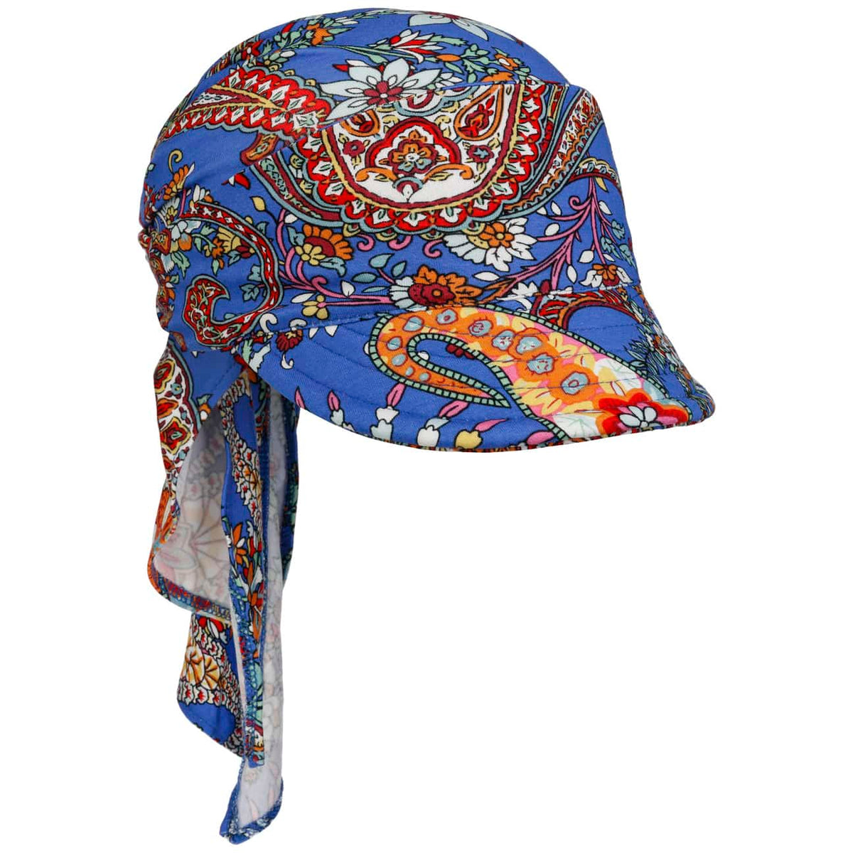 Emma Jersey Bandana med Skjerm blau 2