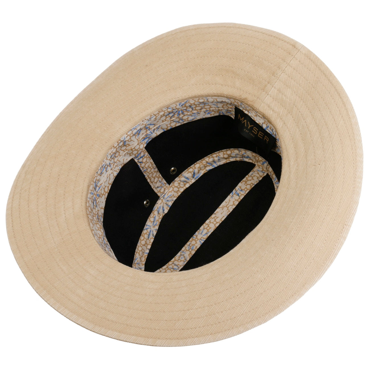 High UV Protection Stoffhut beige 4