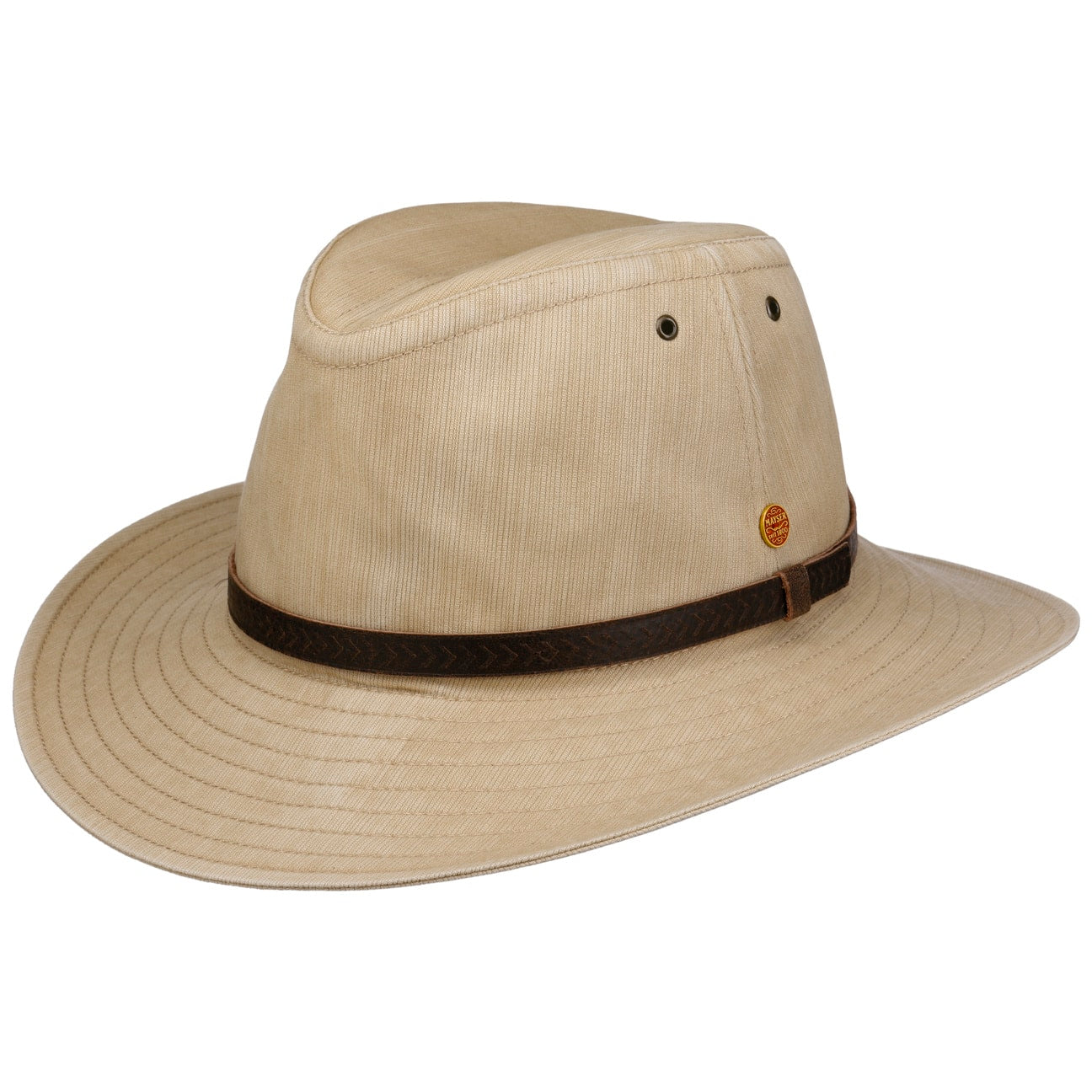 High UV Protection Stoffhut beige 2