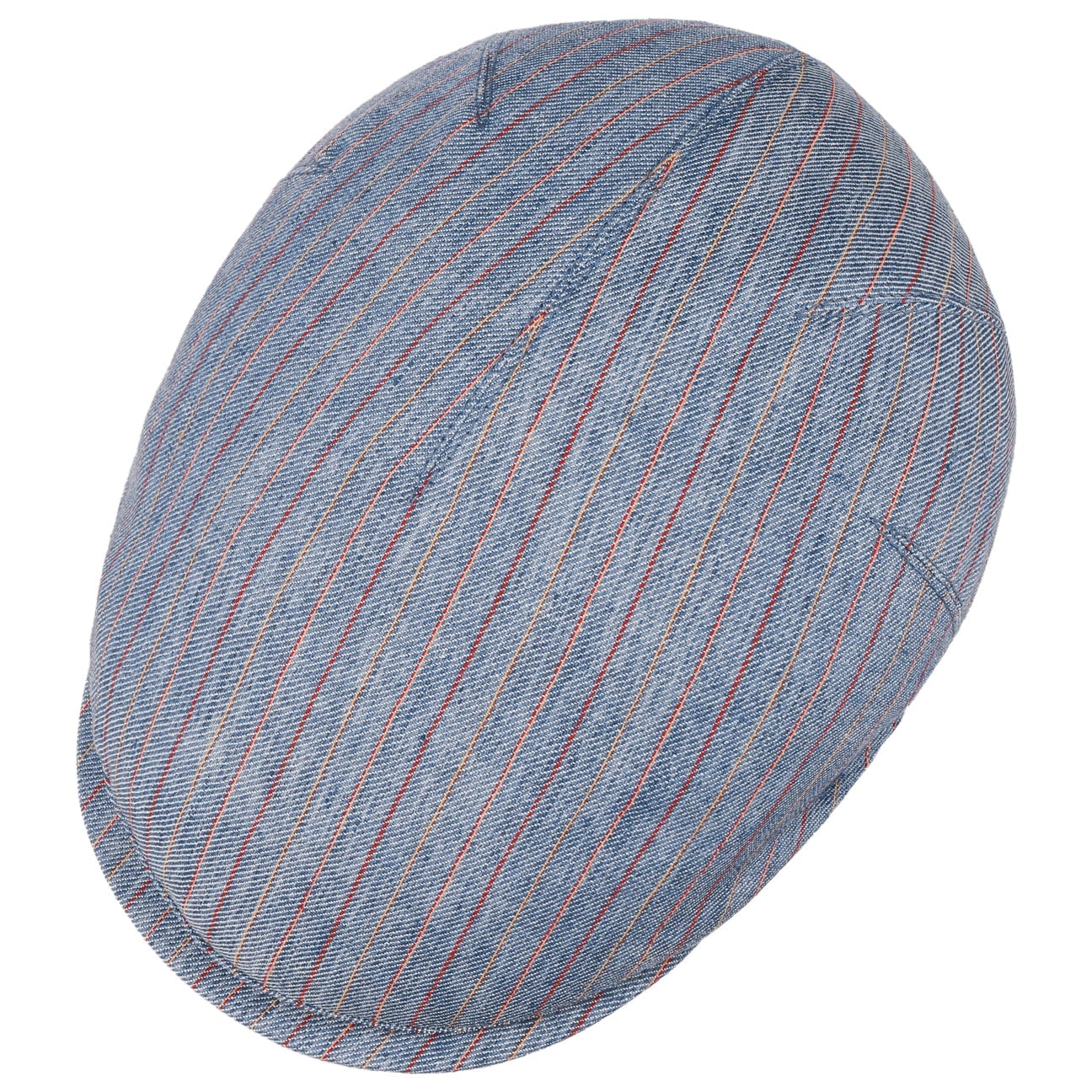 Sidney Paros Stripes Flat Cap blau 3