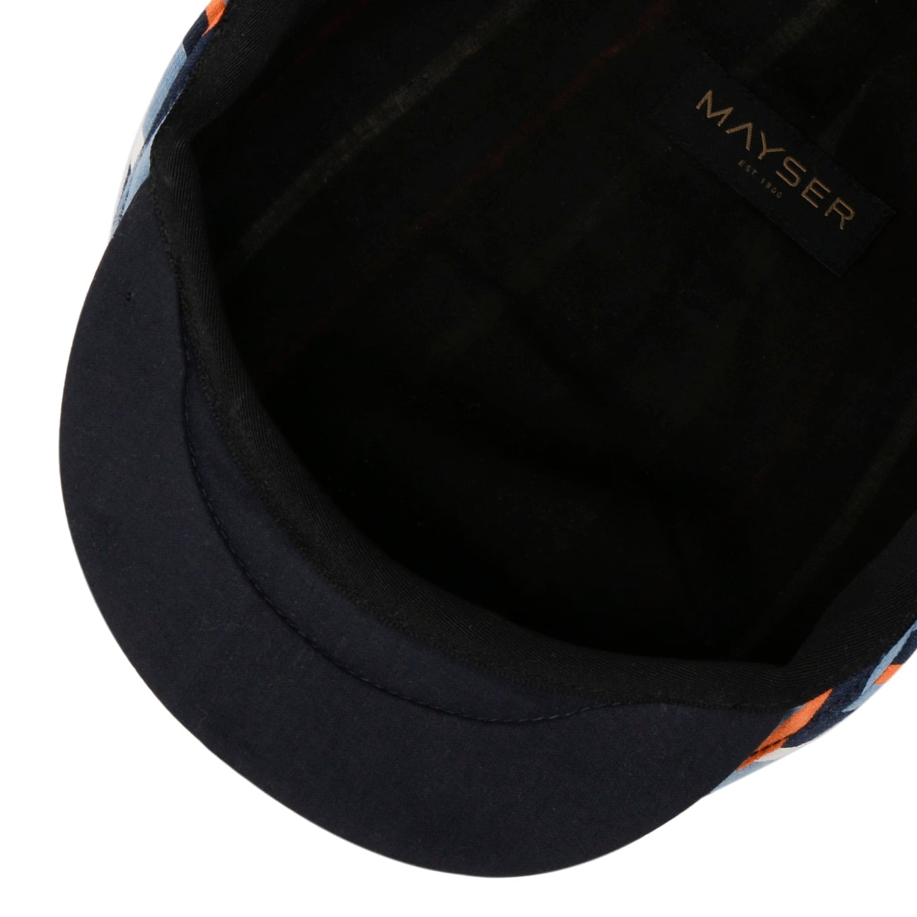 Sidney Stripes Flat Cap blau 4