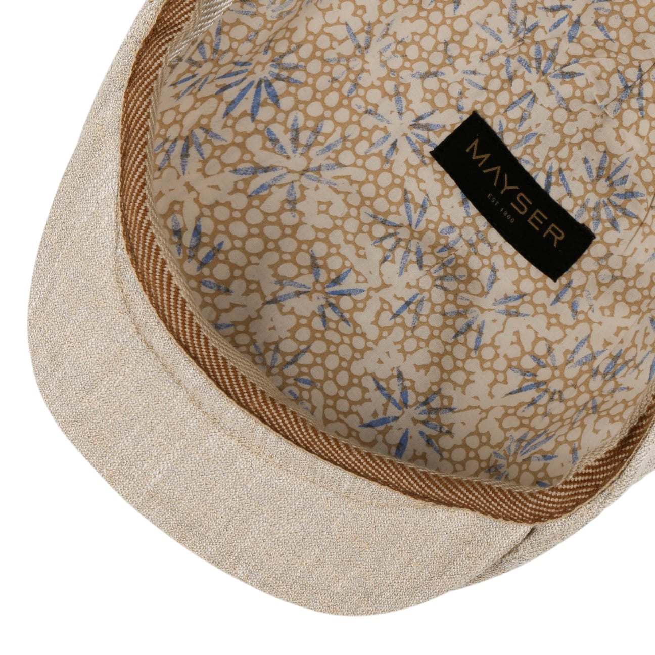Light Aston Flat Cap hellbeige 3