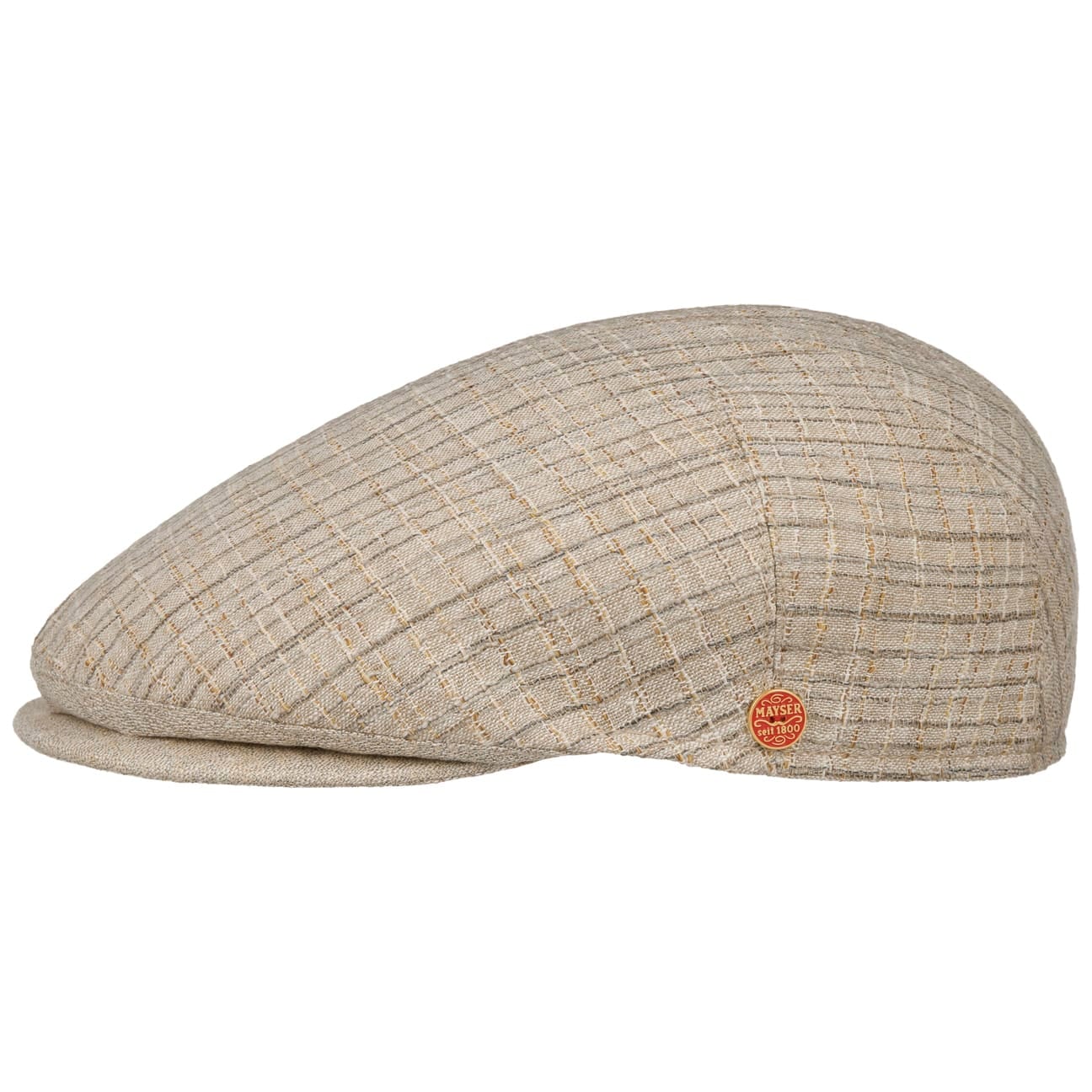 Light Aston Flat Cap hellbeige 1