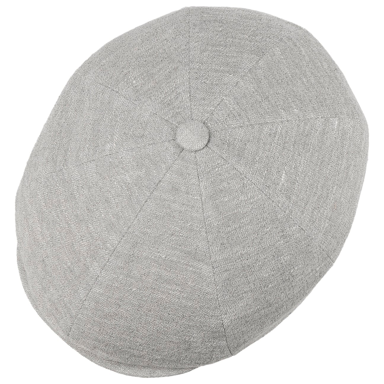 Wallace Flat Cap i Lin hellgrau 7