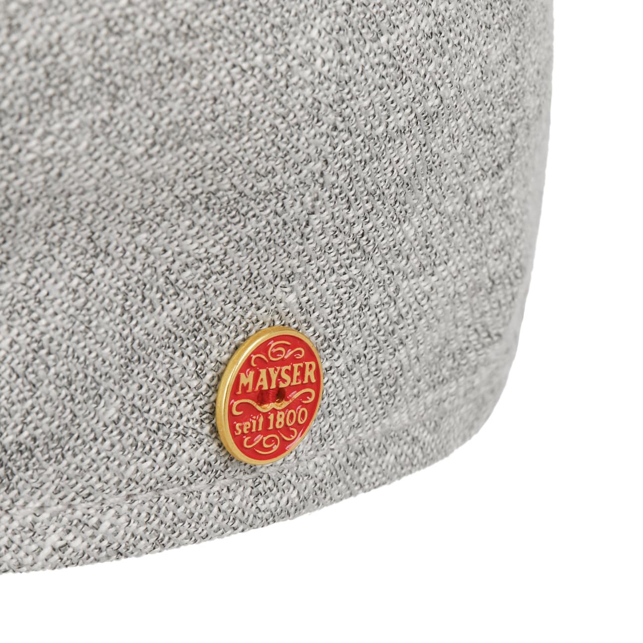 Wallace Flat Cap i Lin hellgrau 9