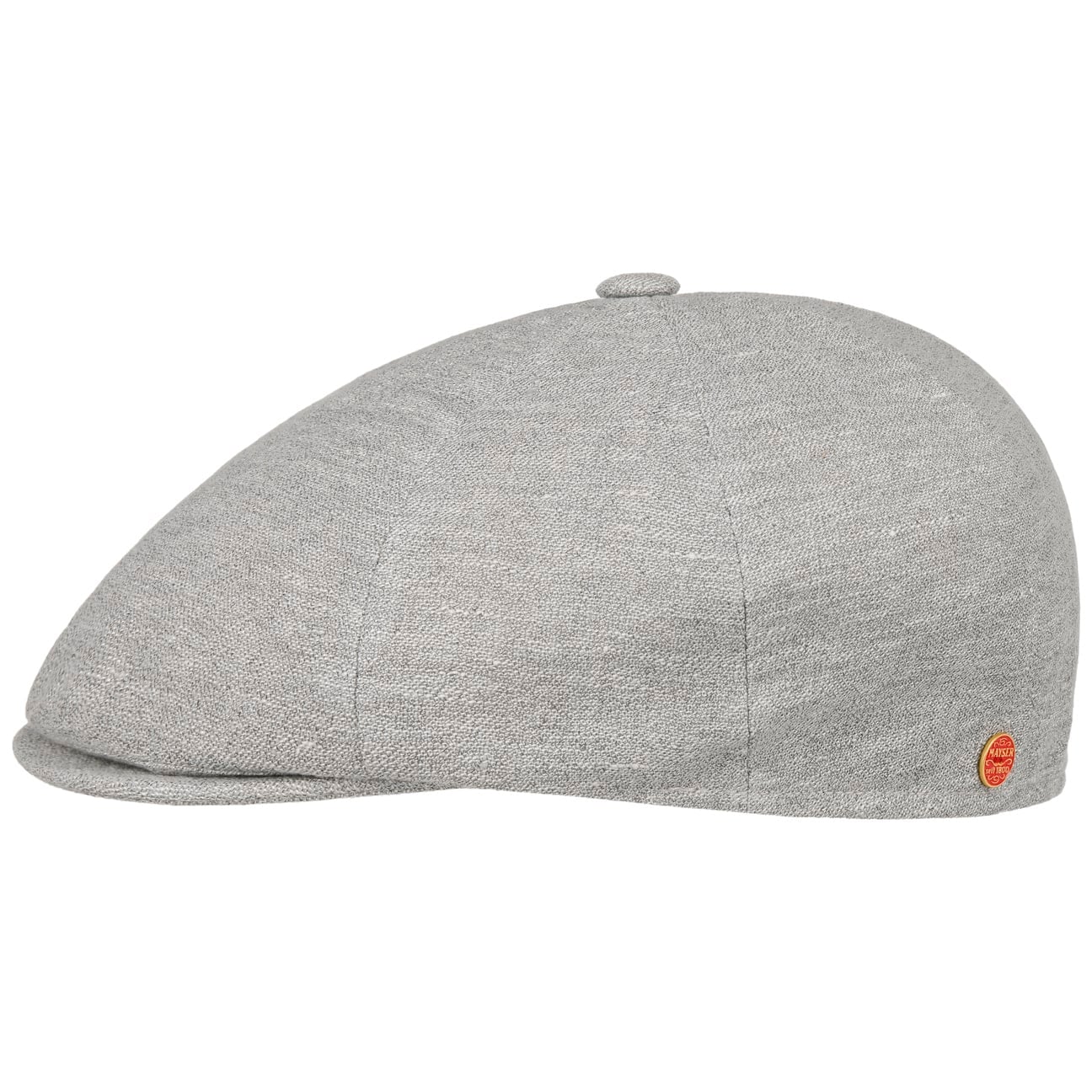 Wallace Flat Cap i Lin hellgrau 6
