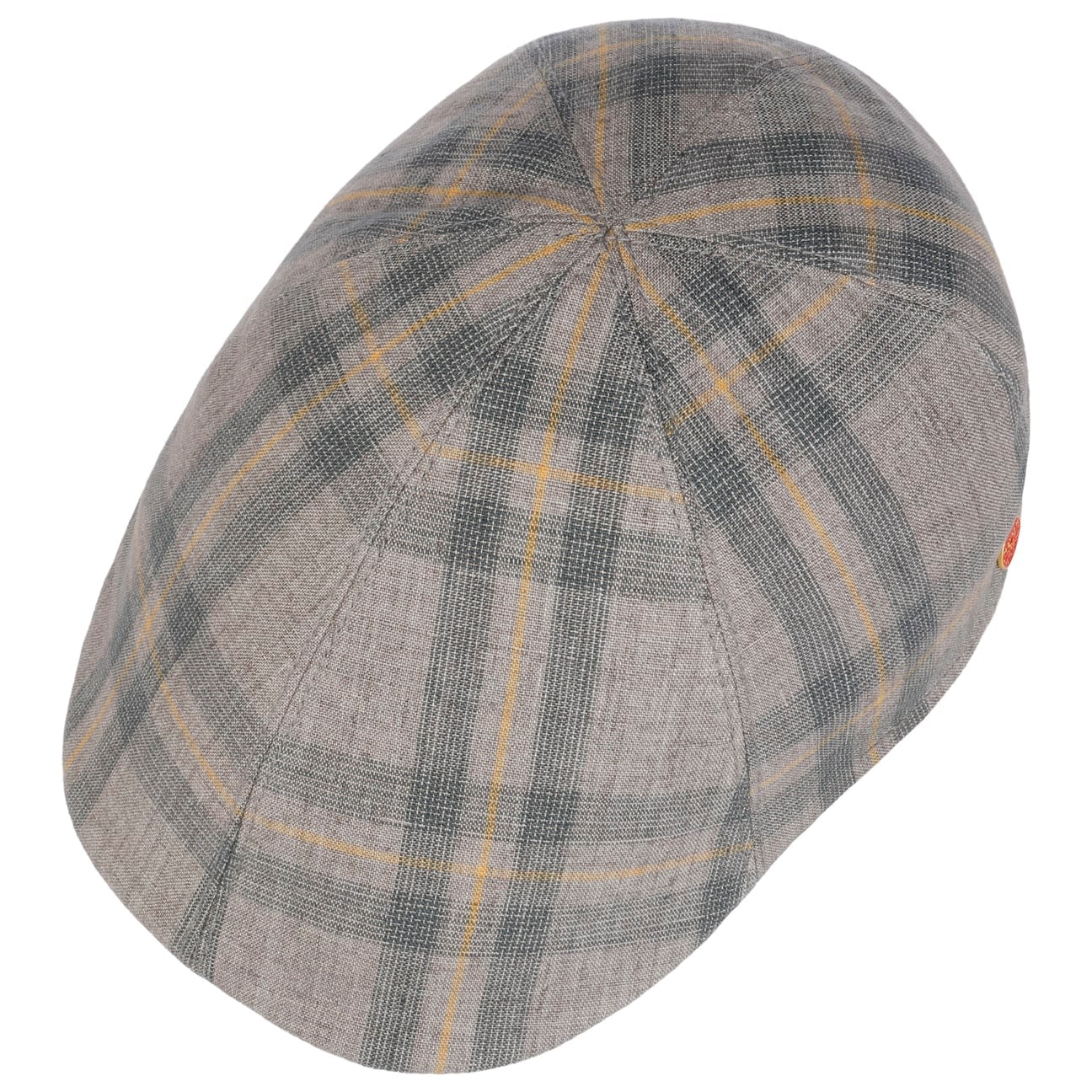 Paddy Kampen Flat Cap i Lin grau 7