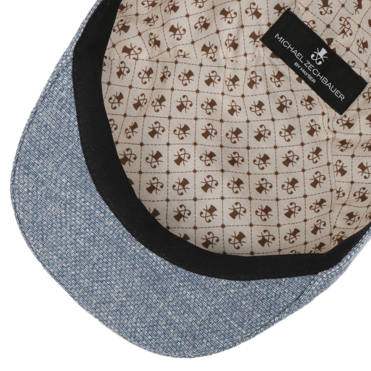 Casquette plate en coton Paquito Zechbauer blau 4