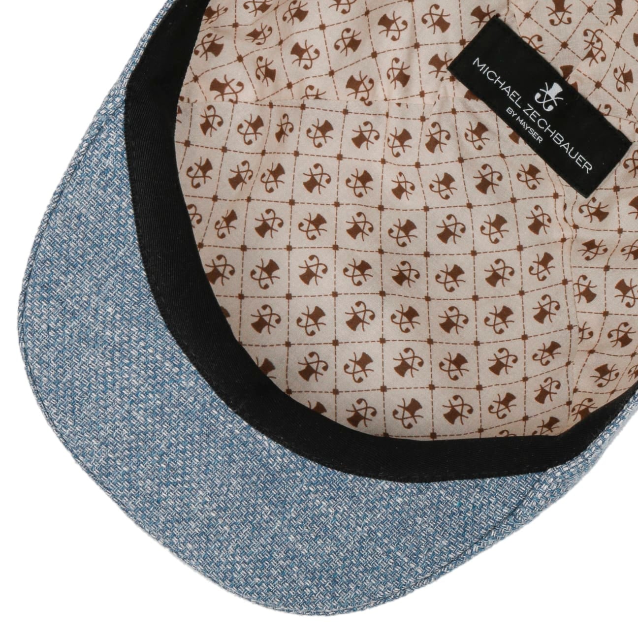 Paquito Zechbauer Flat Cap i Bomull blau 4