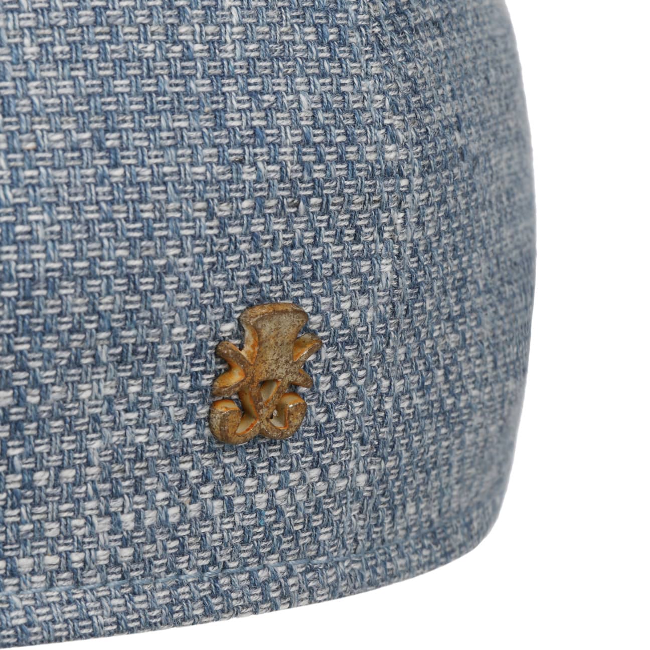 Paquito Zechbauer Flat Cap i Bomull blau 5