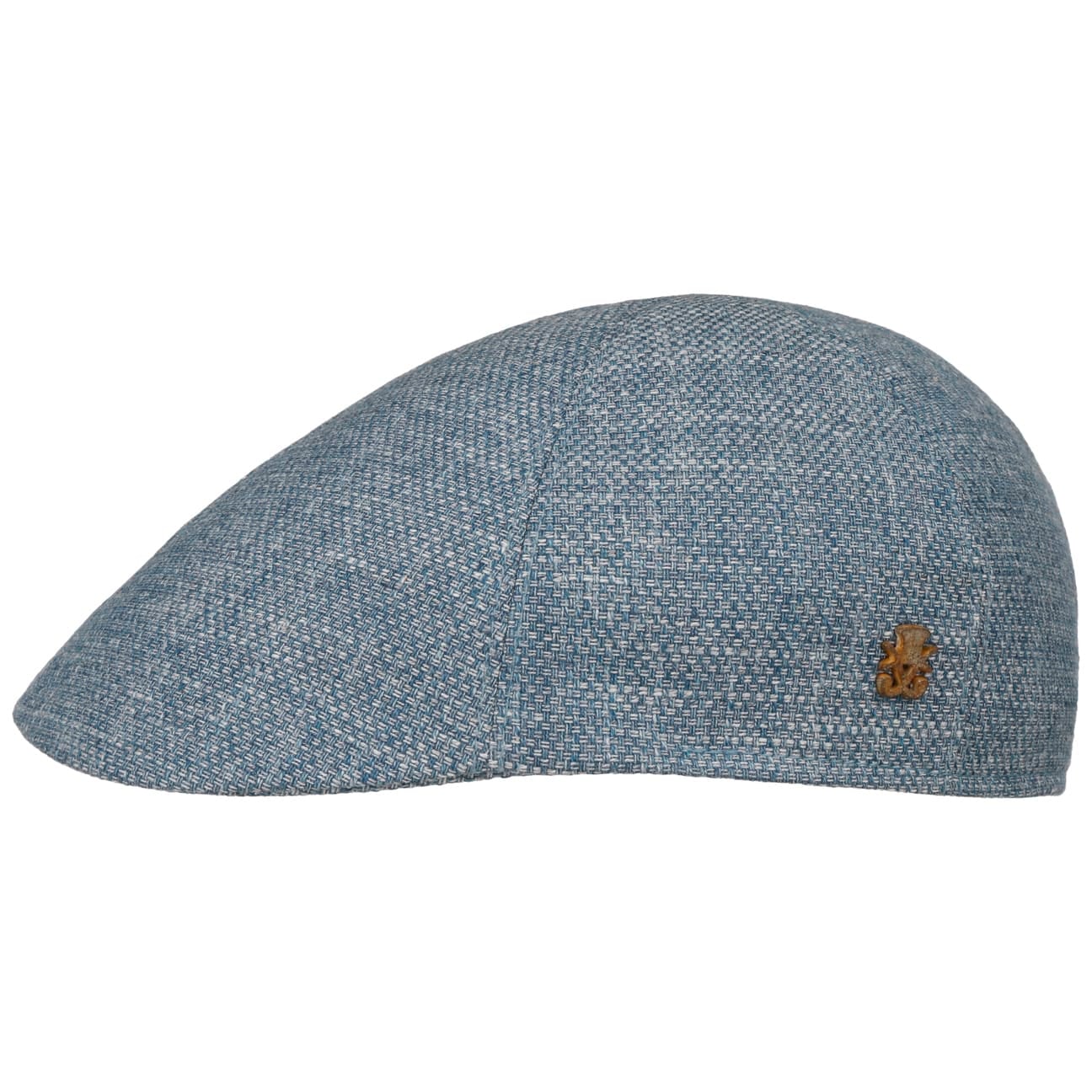 Paquito Zechbauer Flat Cap i Bomull blau 2