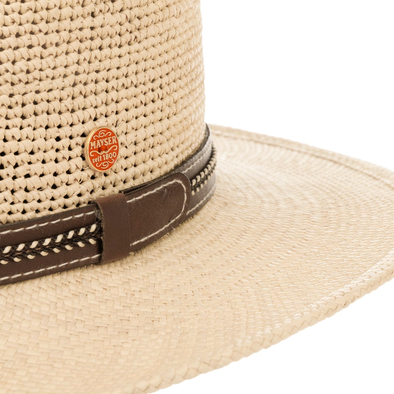 Bradley Crochet Panama-Hatt natur 5
