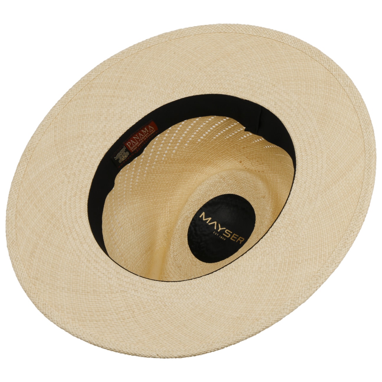 Vented Crown Panama Hat natur 5