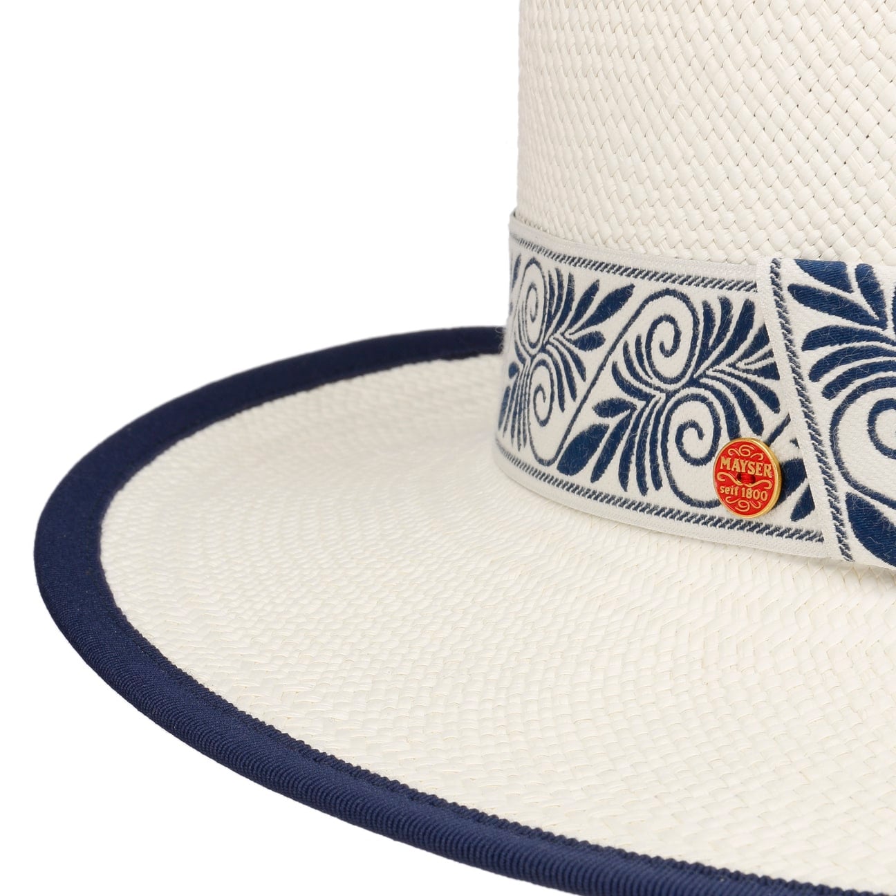 Astrid Twotone Brisa Panama-Hatt weiß 5