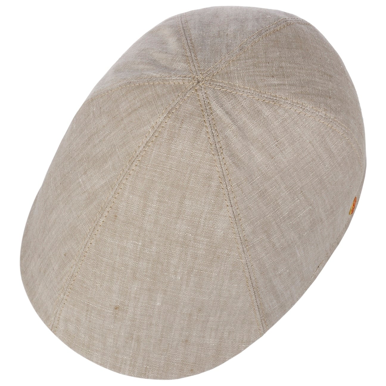 Paddy Flat Cap i Lin beige 3