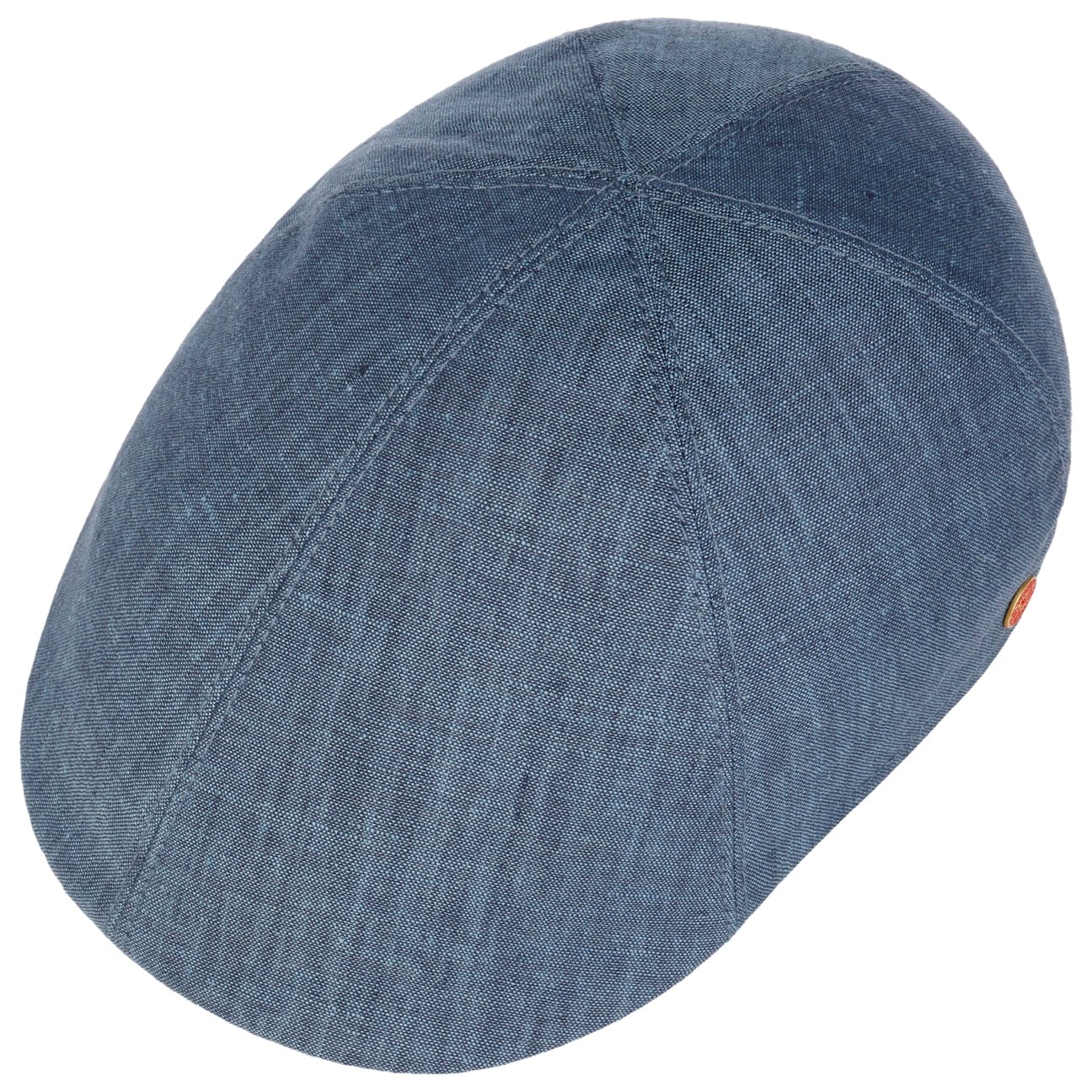 Paddy Flat Cap i Lin blau 7