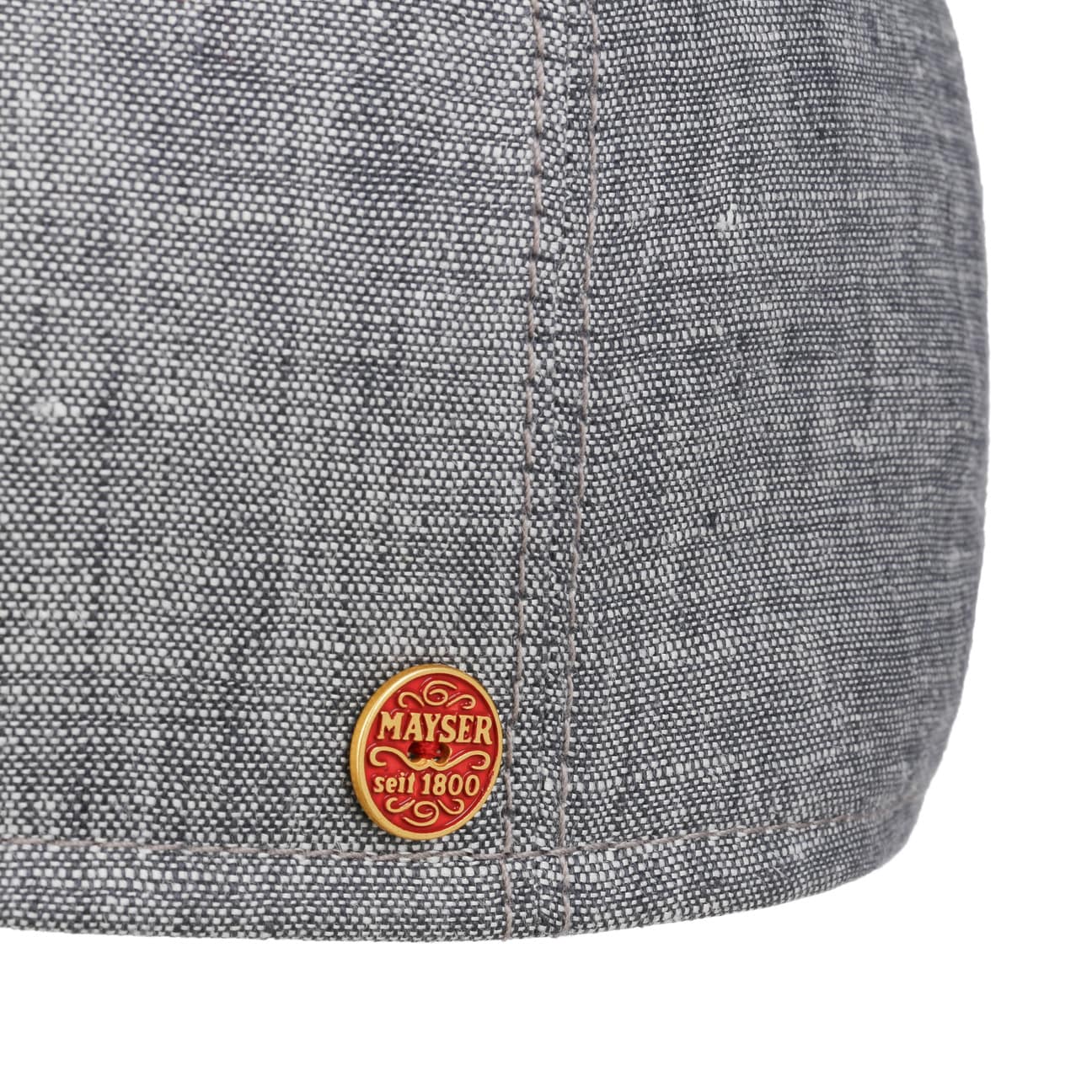 Paddy Leinen Flatcap grau 13