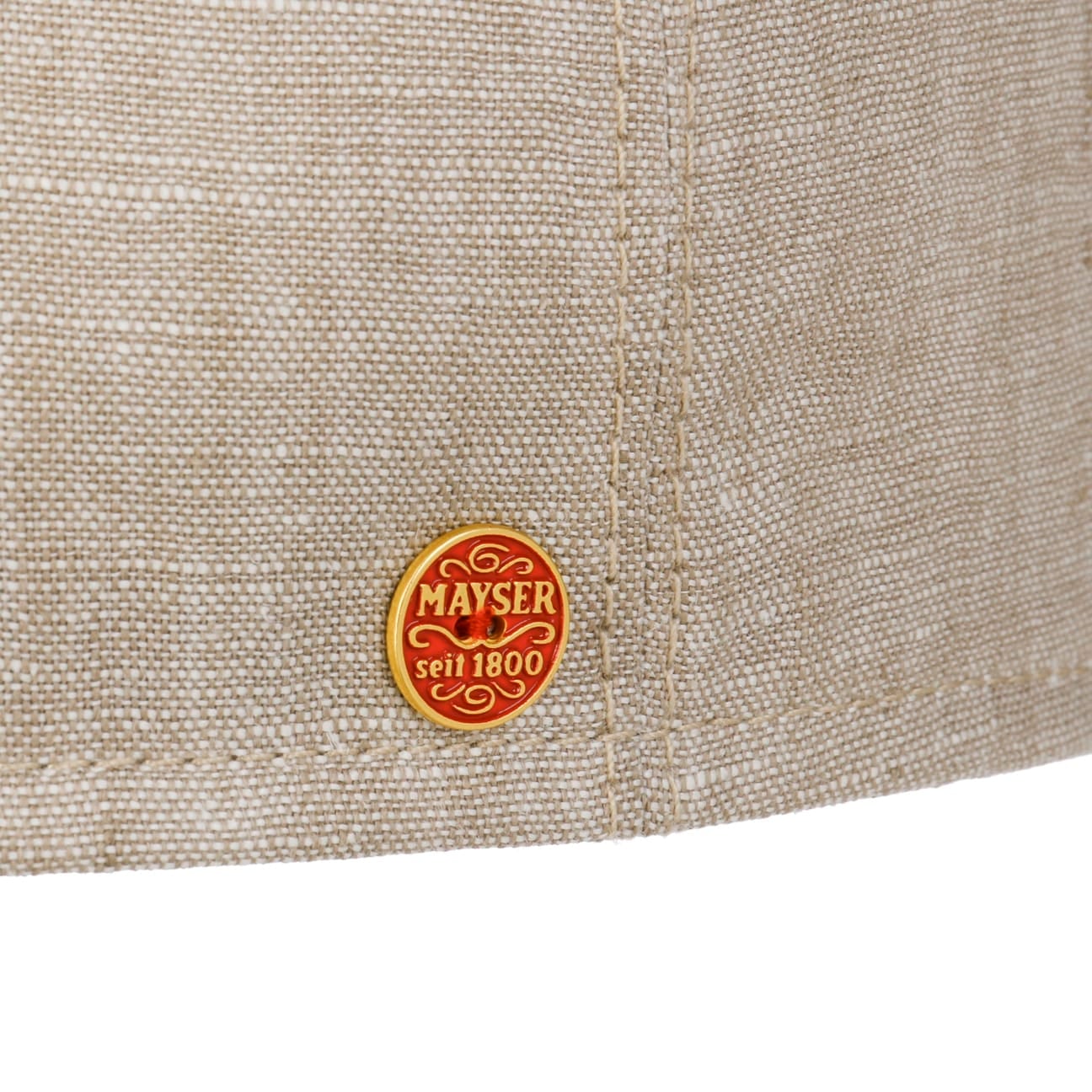 Paddy Flat Cap i Lin beige 5