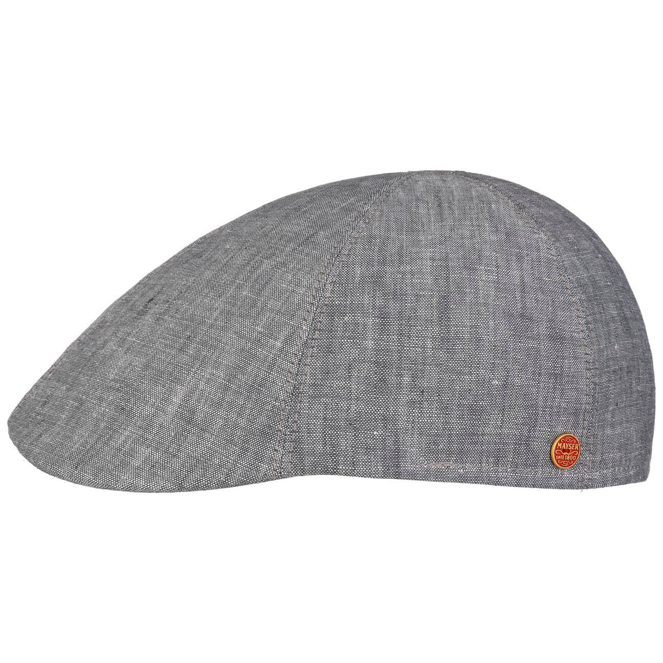 Paddy Leinen Flatcap grau 10
