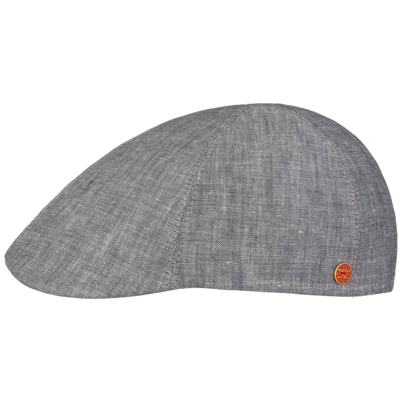 Paddy Flat Cap i Lin grau 10