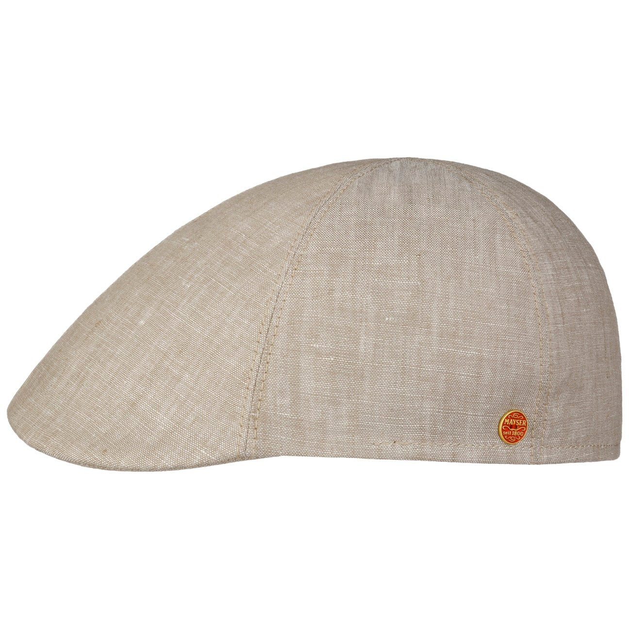 Paddy Leinen Flatcap beige 2