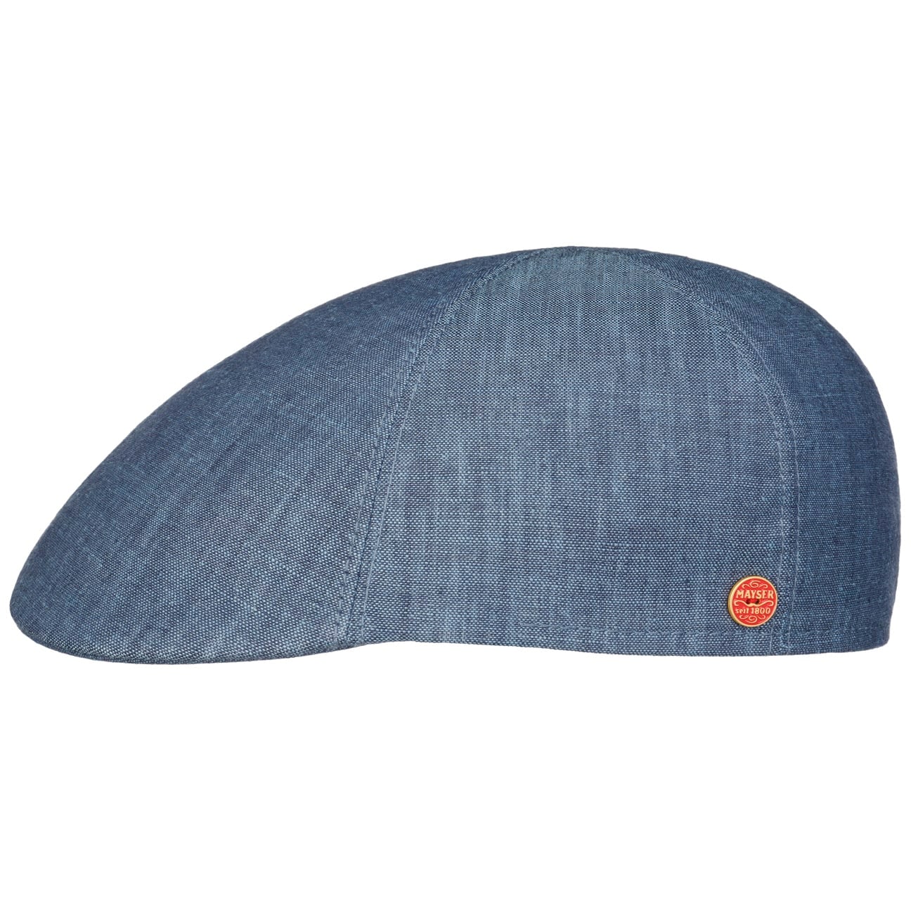 Paddy Flat Cap i Lin blau 6