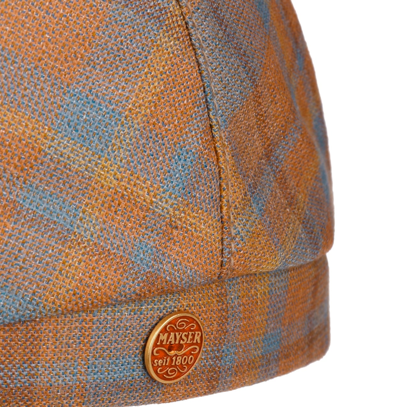 Frankie Superior Wool Silk Flat Cap rost 5