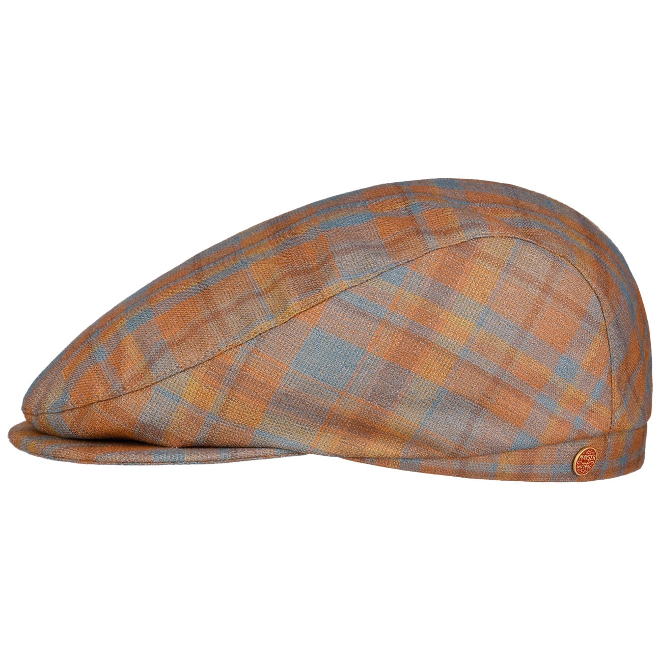 Frankie Superior Wool Silk Flat Cap rost 2