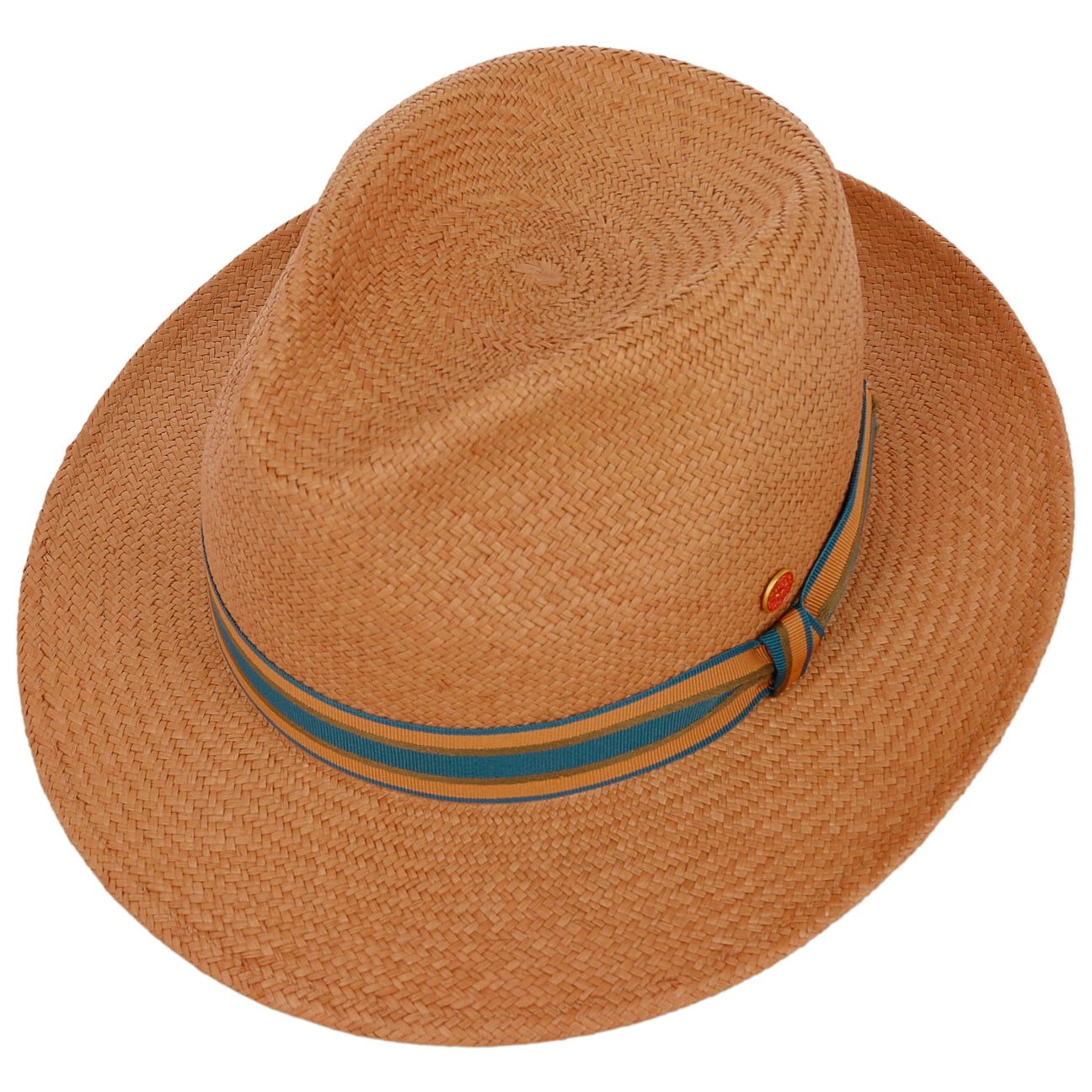 Torino Striped Band Panamahut camel 4