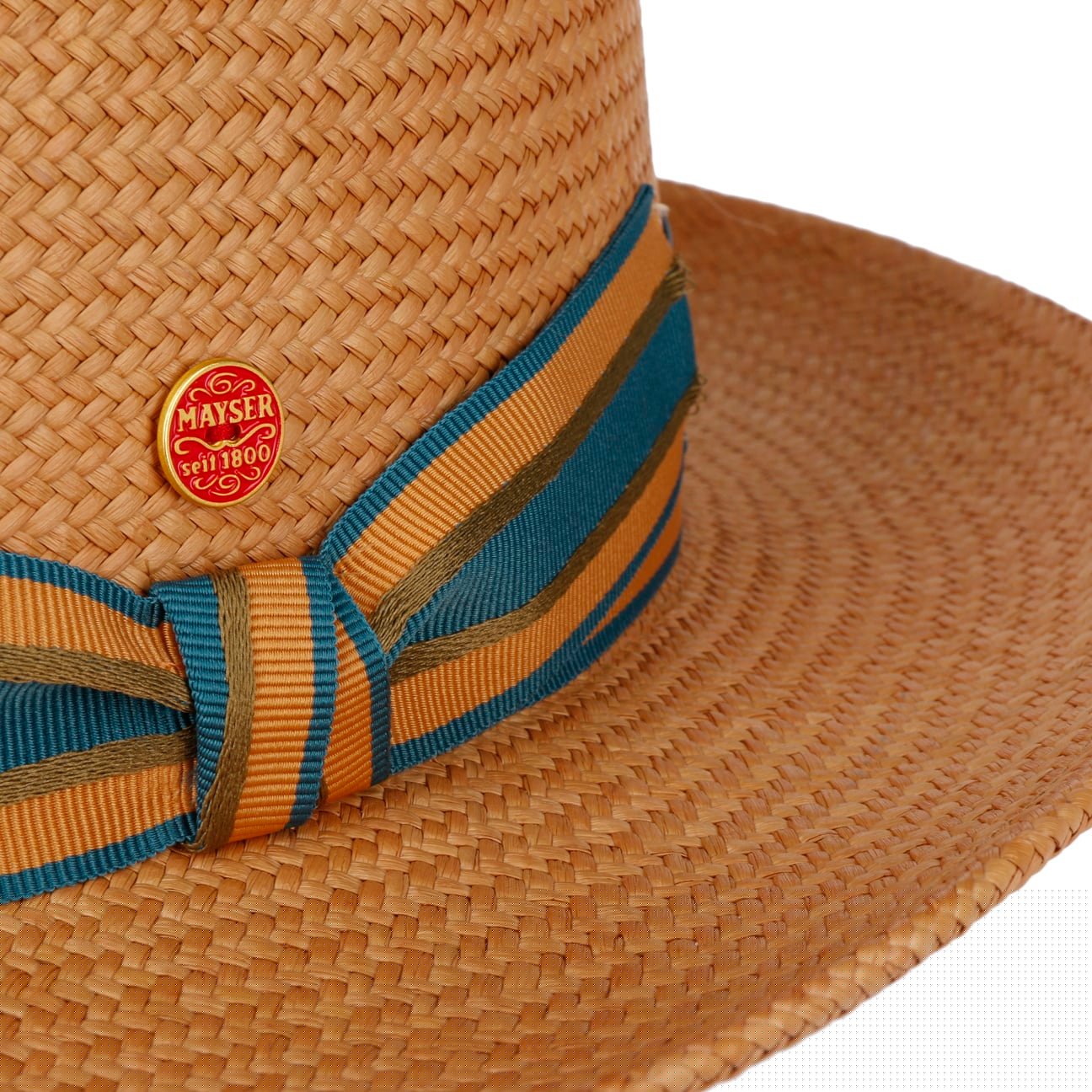 Torino Striped Band Panamahut camel 6