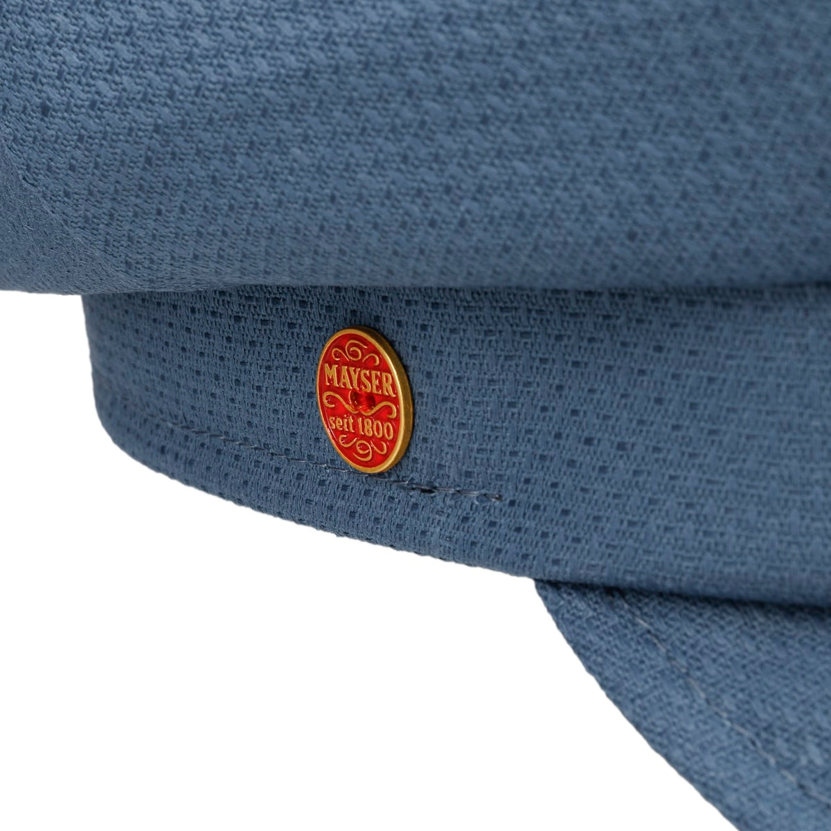 Anja Newsboy Cap i Bomullsblanding denim 4