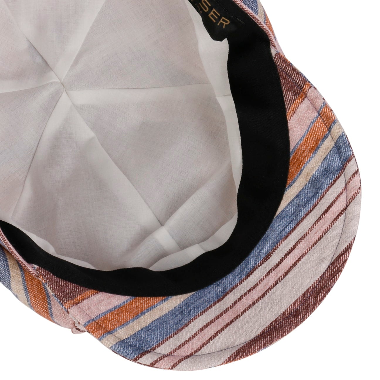 Berretto Newsboy Anja Multicolour Stripes braun 8