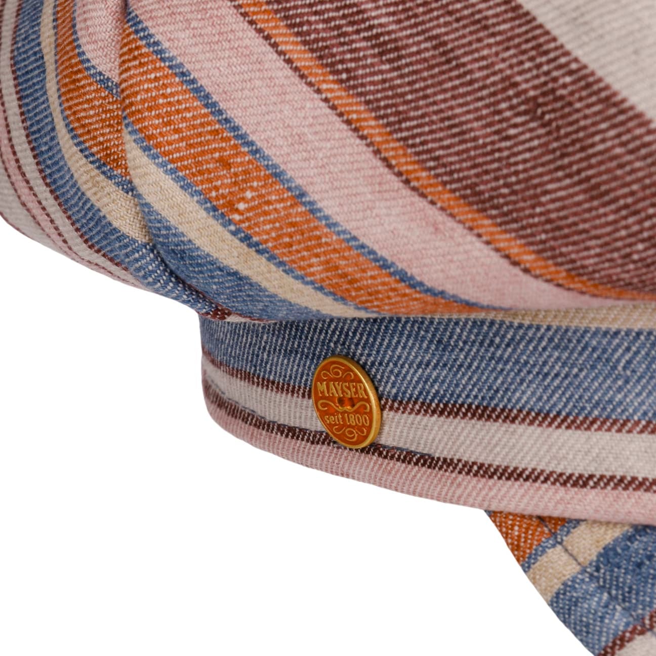 Berretto Newsboy Anja Multicolour Stripes braun 9