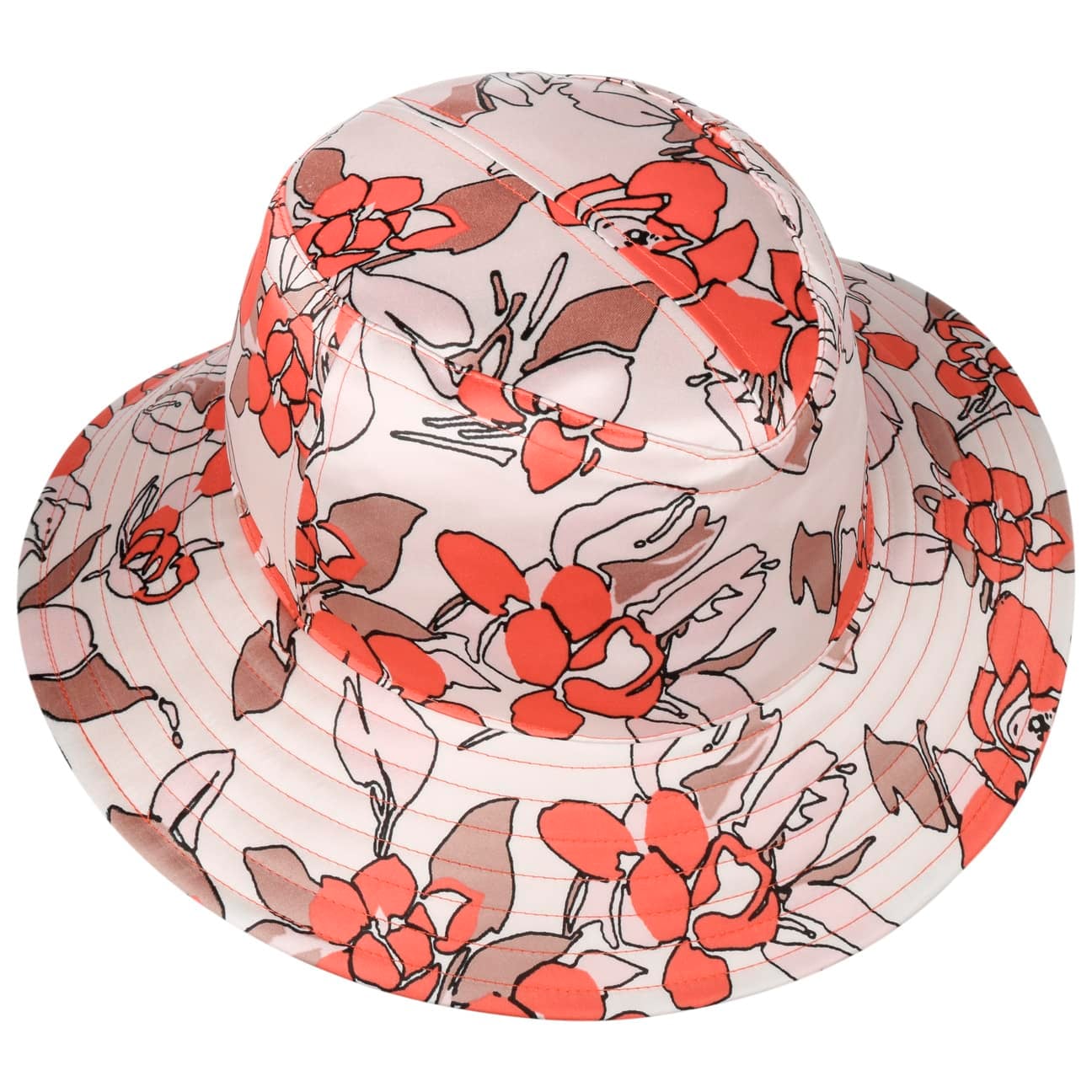 Cappello da Pioggia con Protezione UV Odine Flower apricot 3