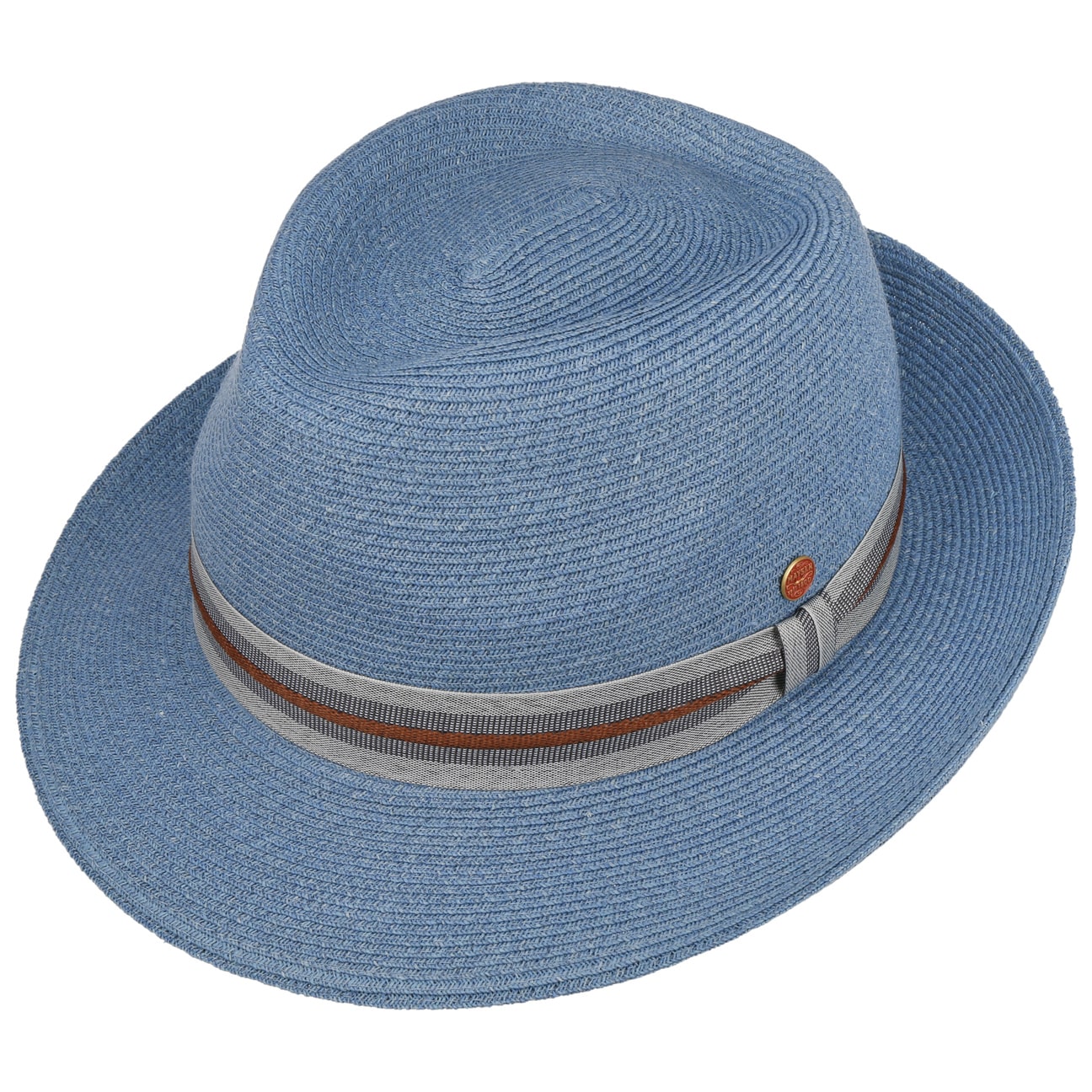 Cappello di Paglia Trilby New Classic Maleo blau 8
