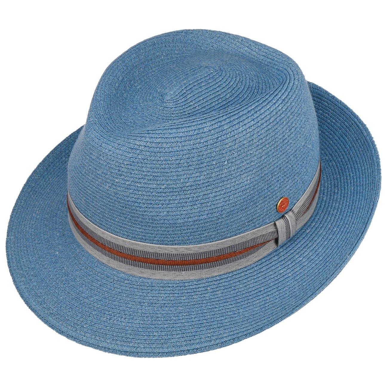 New Classic Maleo Trilby Straw Hat blau 3