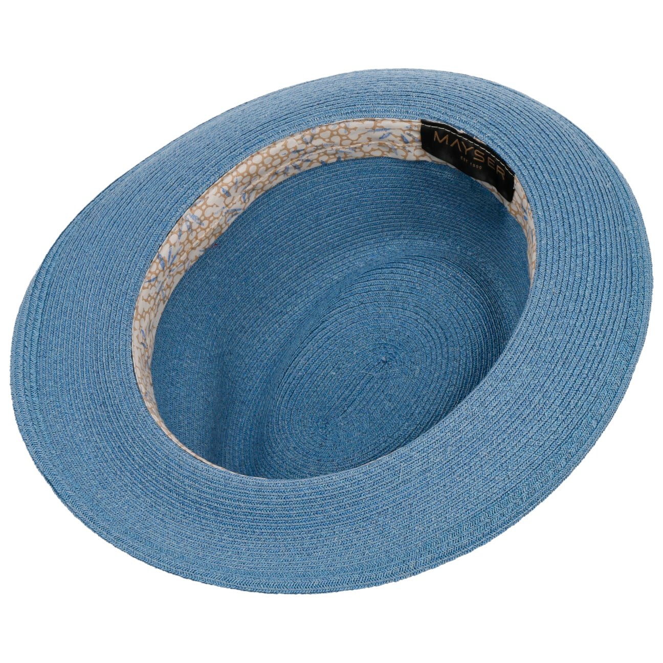 New Classic Maleo Trilby Strohhut blau 4
