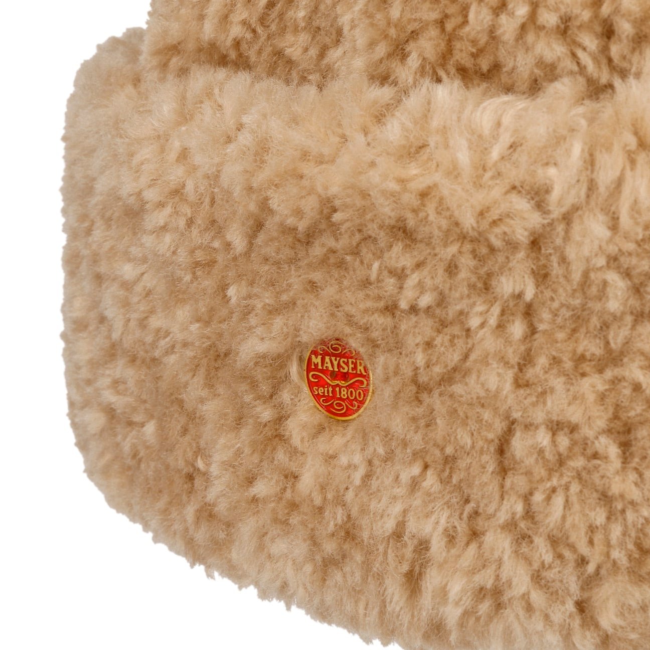 Teddy Fake Fur Damenmütze beige 3