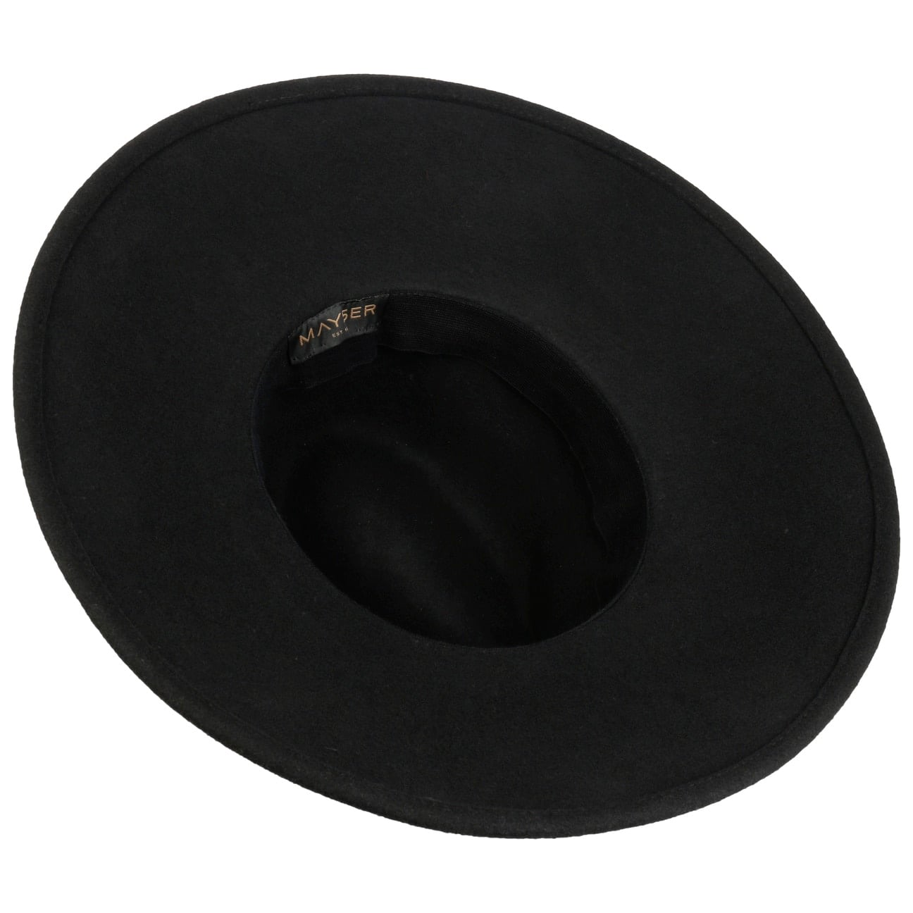 Chapeau en Laine Ilaria Flower schwarz 5