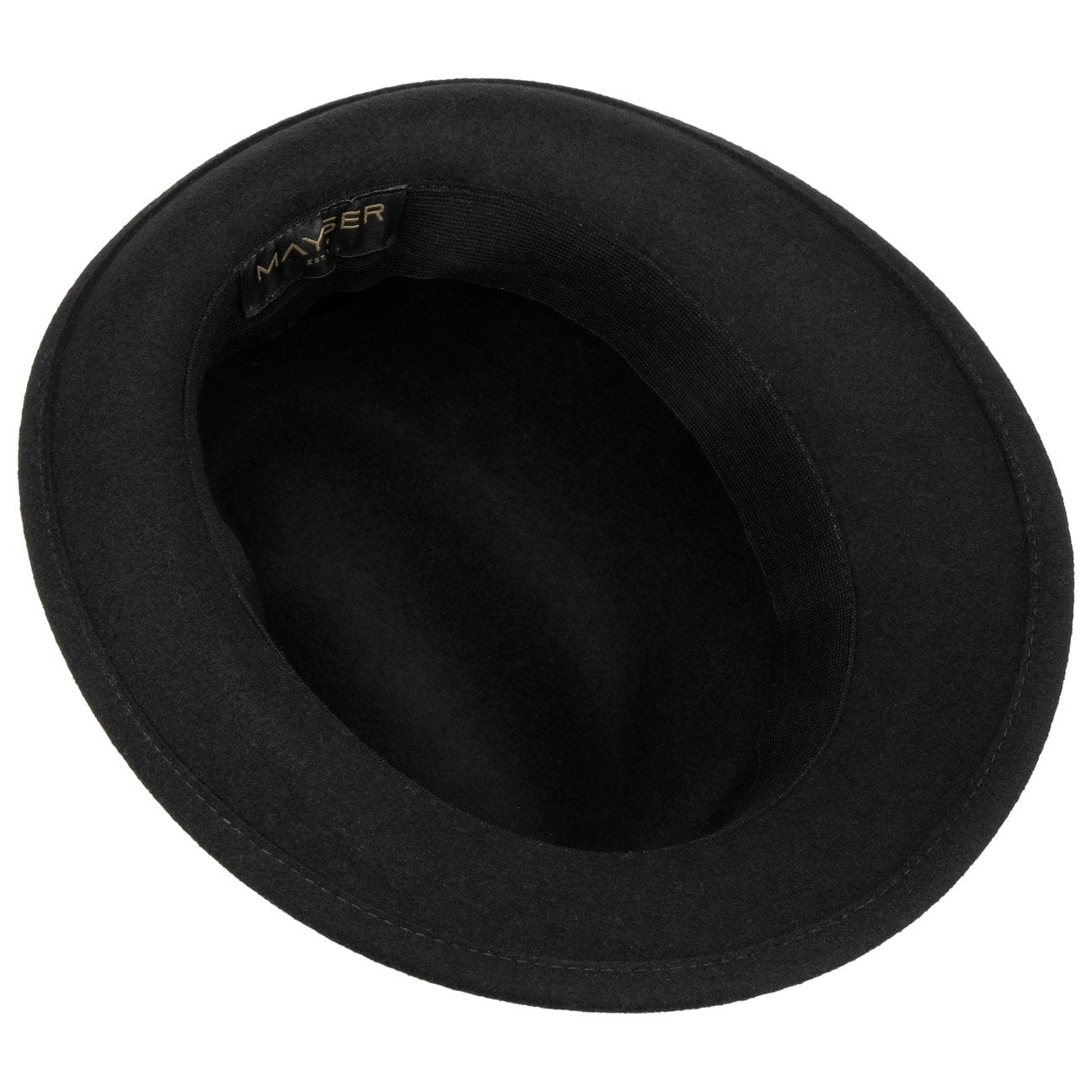 Laveca Trilby Wollhut schwarz 3