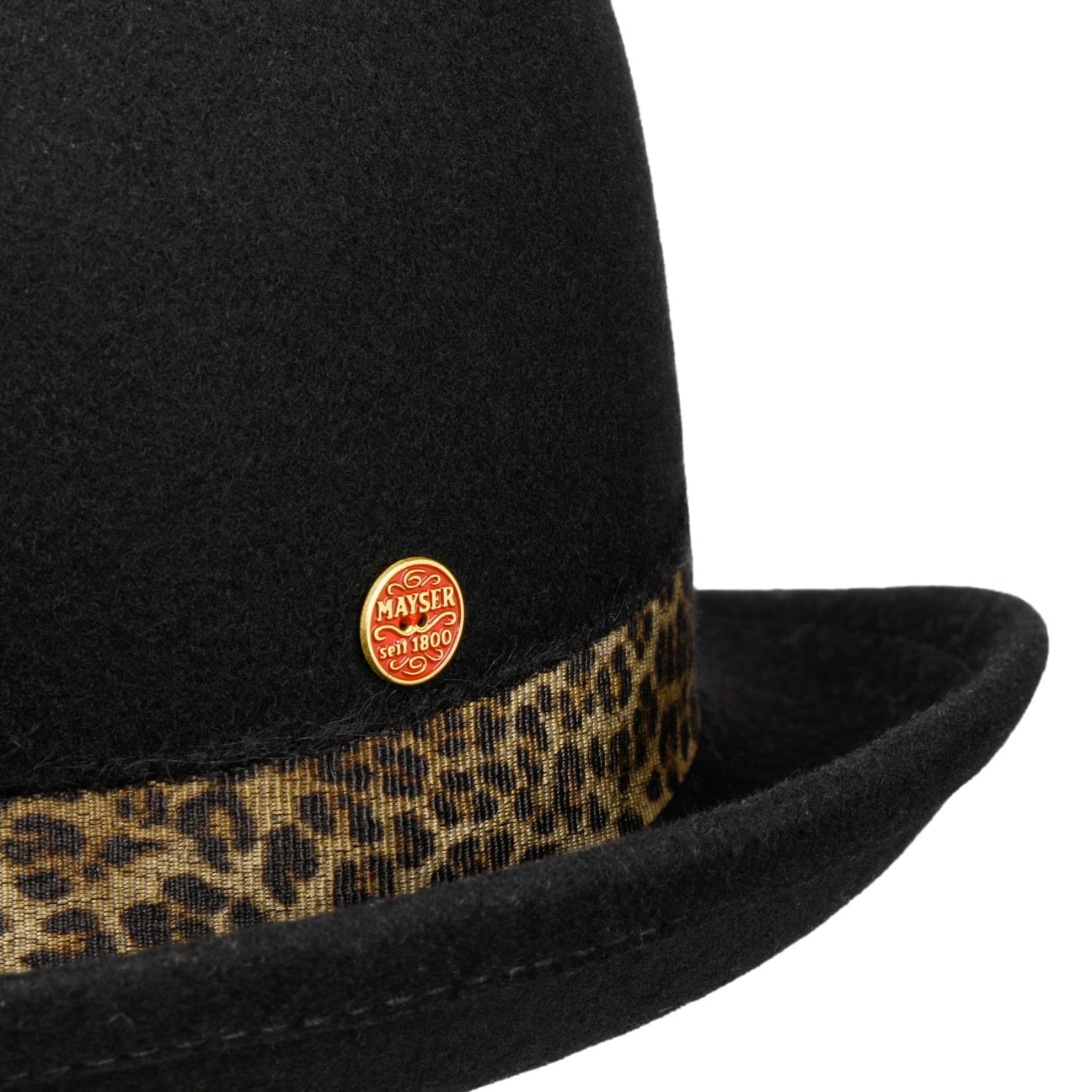 Chapeau en Laine Laveca Trilby schwarz 4