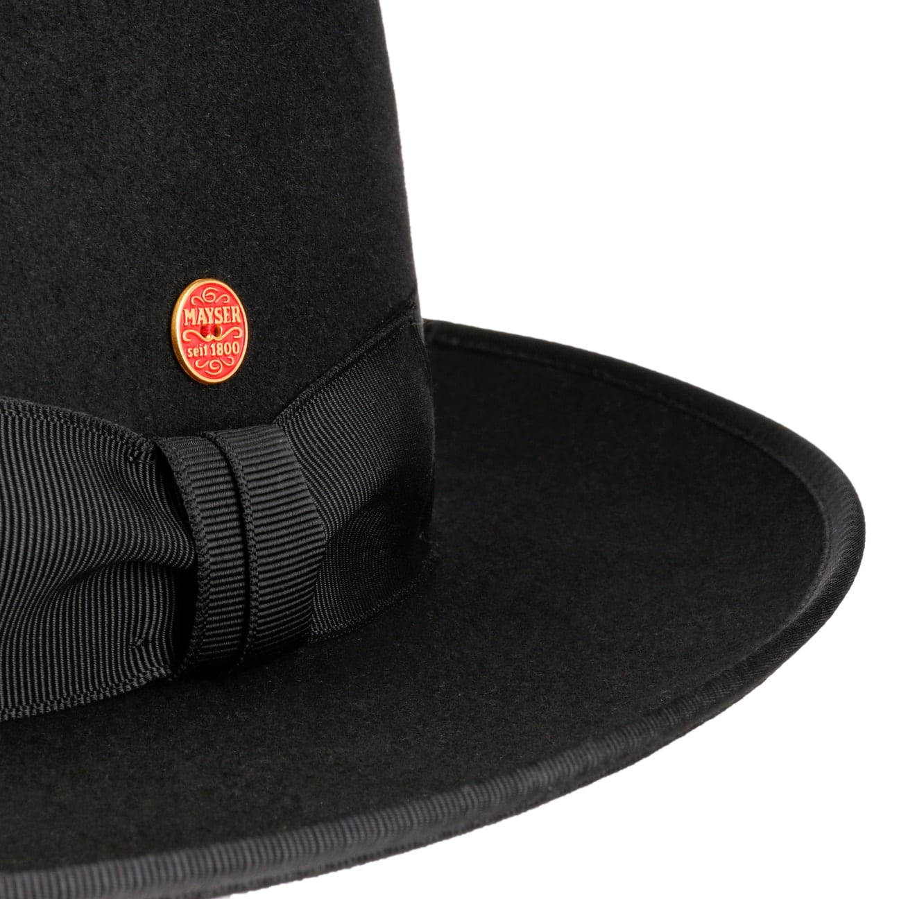 Cappello in Lana Fedora Atos schwarz 4