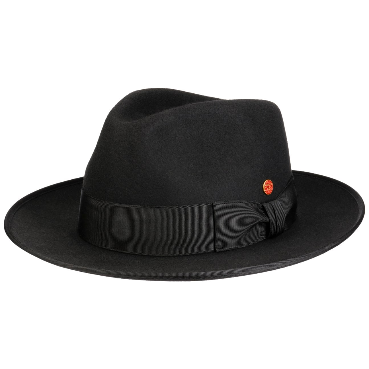 Cappello in Lana Fedora Atos schwarz 5