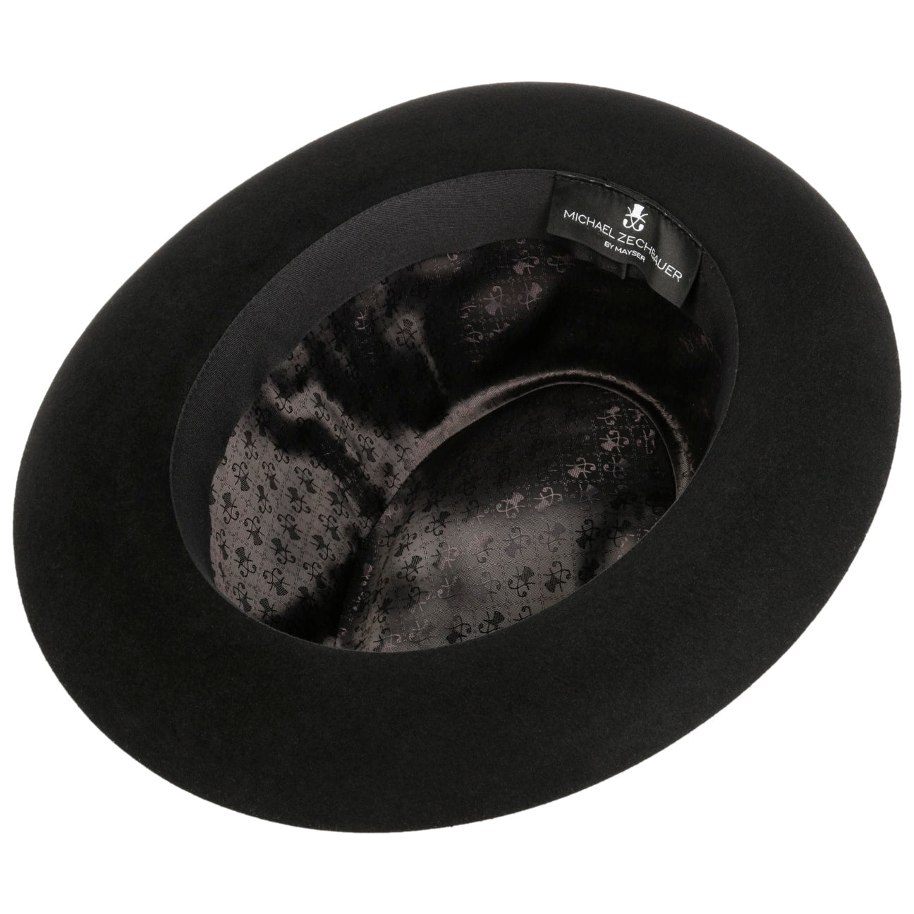 Chapeau en Feutre de Poils Premium Zechbauer schwarz 6
